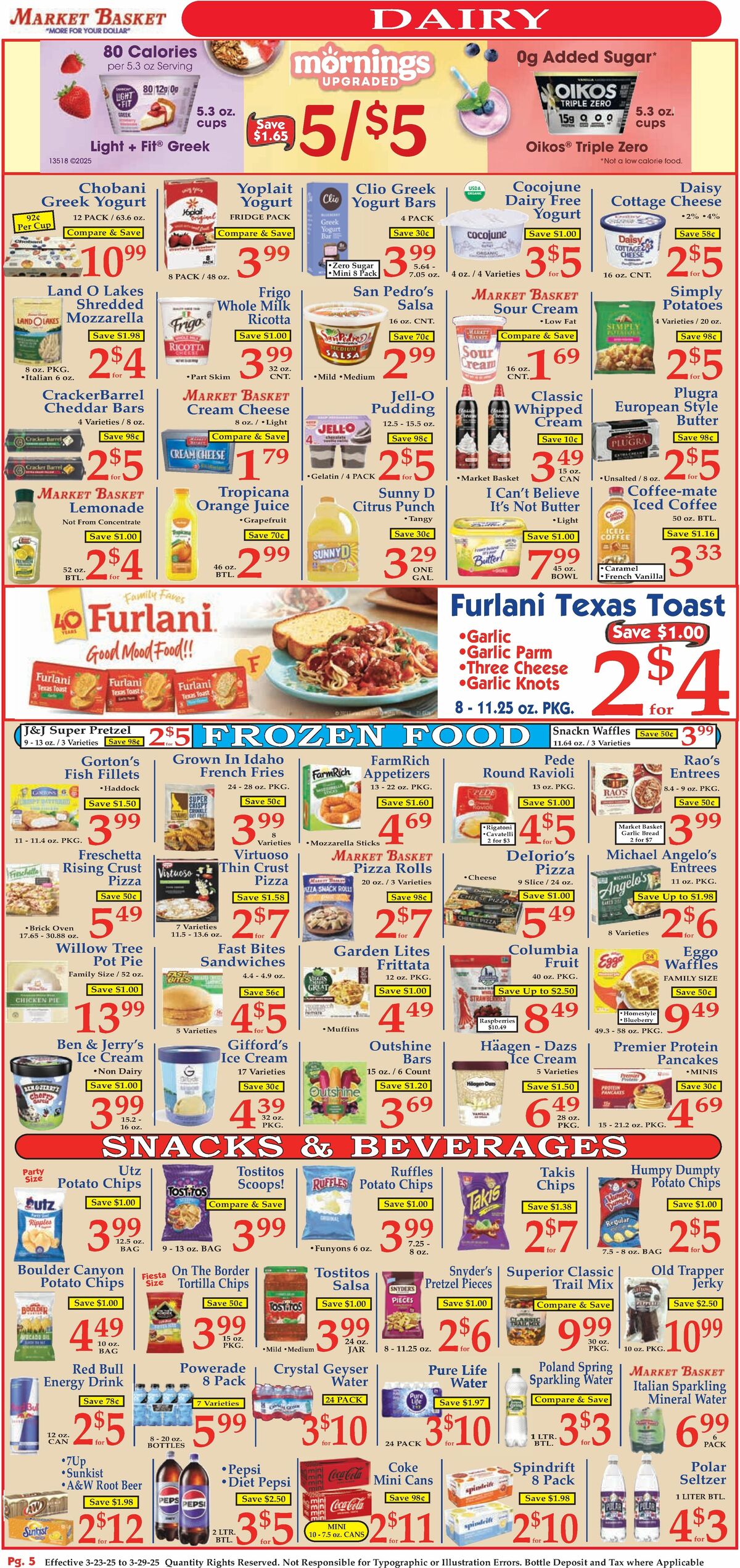 Market Basket Weekly Ad from March 23