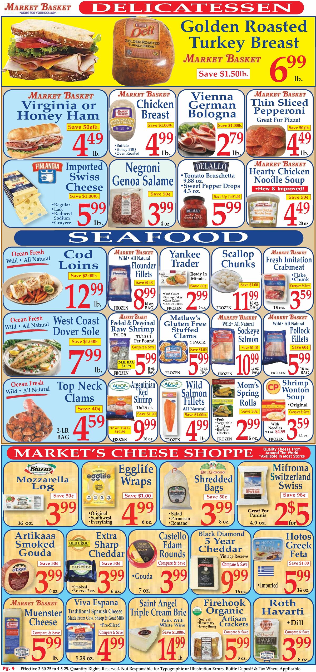 Market Basket Weekly Ad from March 30