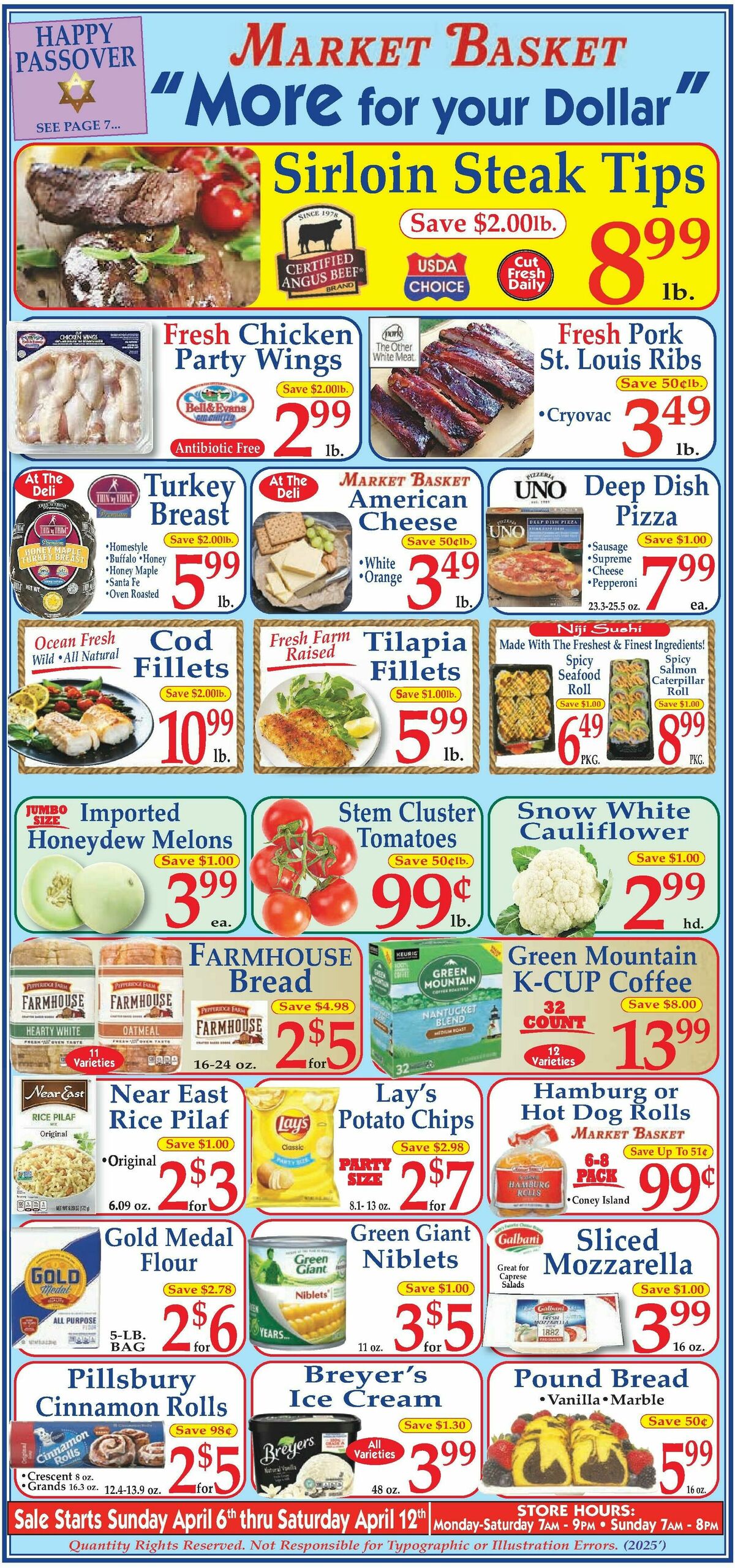 Market Basket Weekly Ad from April 6