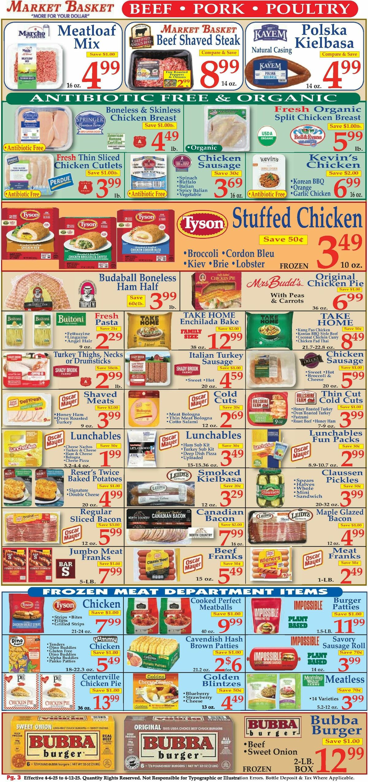 Market Basket Weekly Ad from April 6