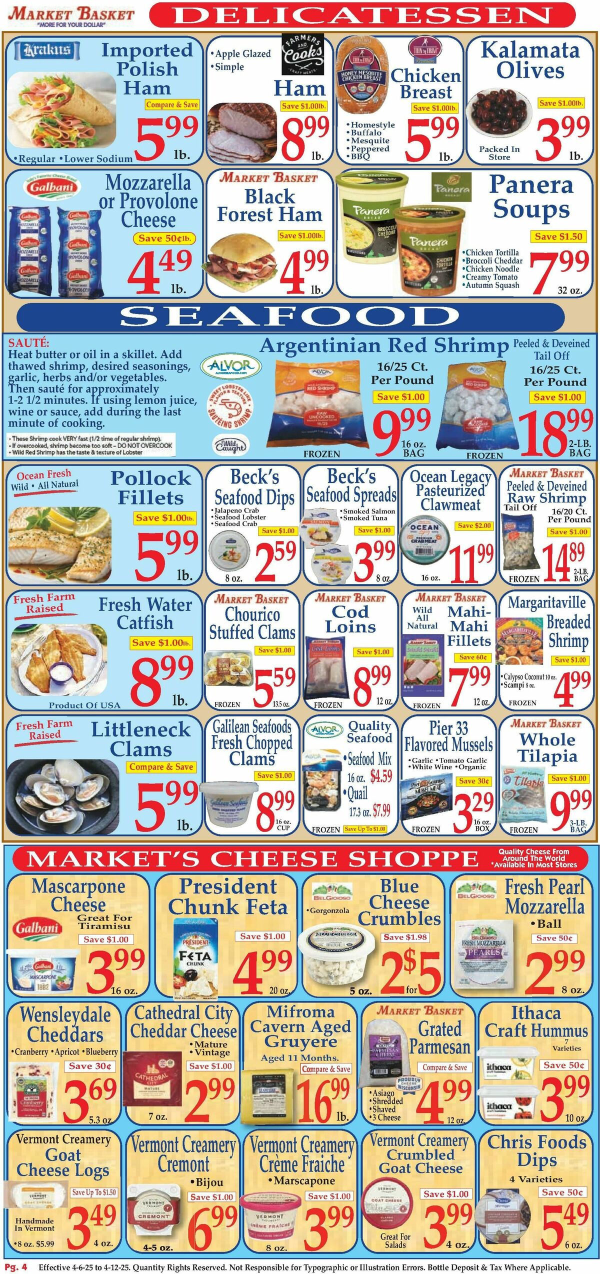 Market Basket Weekly Ad from April 6