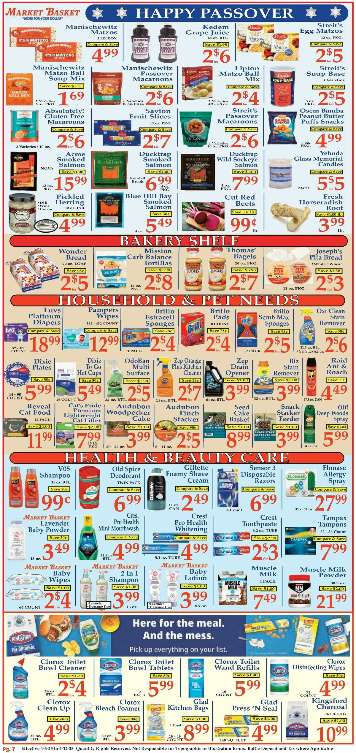 Market Basket Weekly Ad from April 6