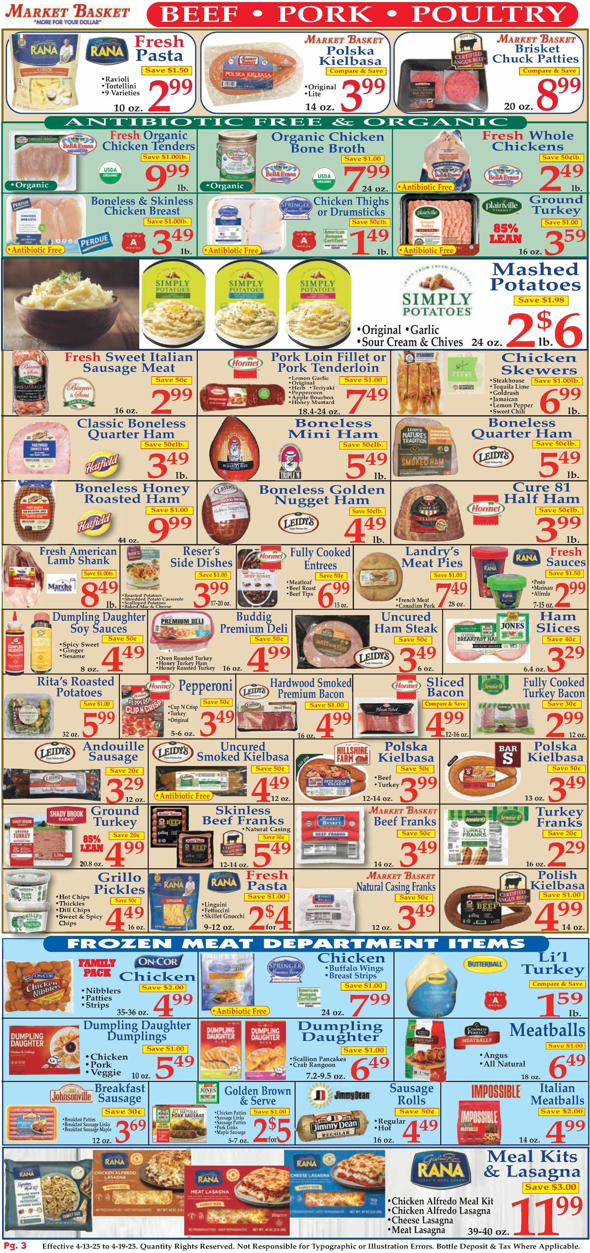 Market Basket Weekly Ad from April 13