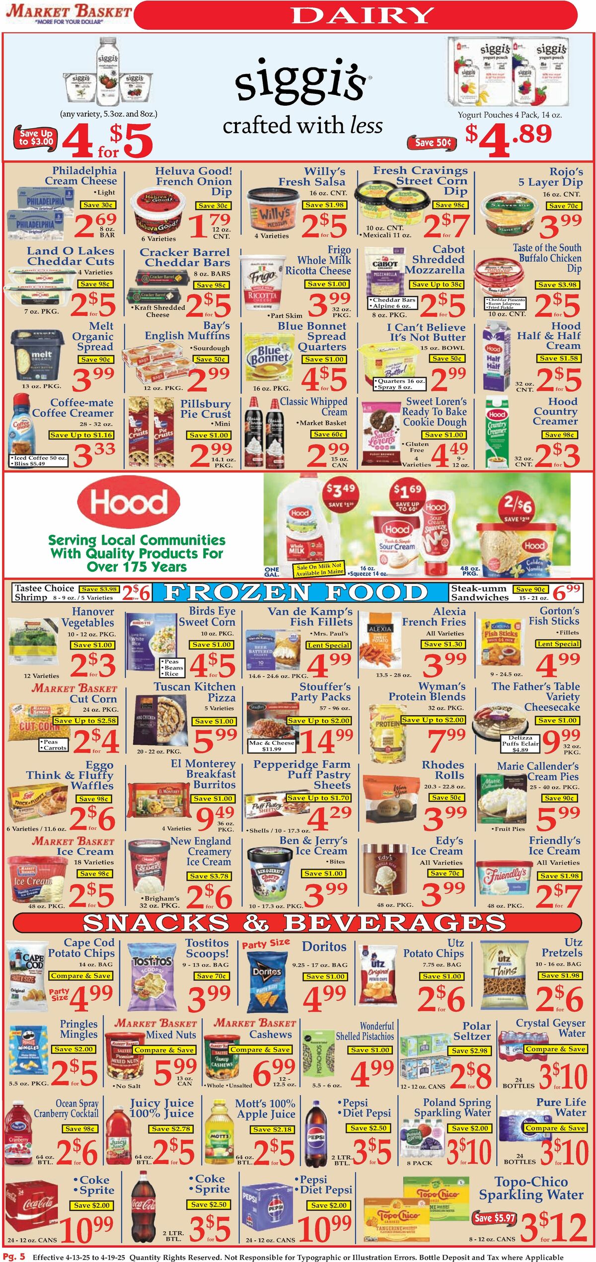 Market Basket Weekly Ad from April 13