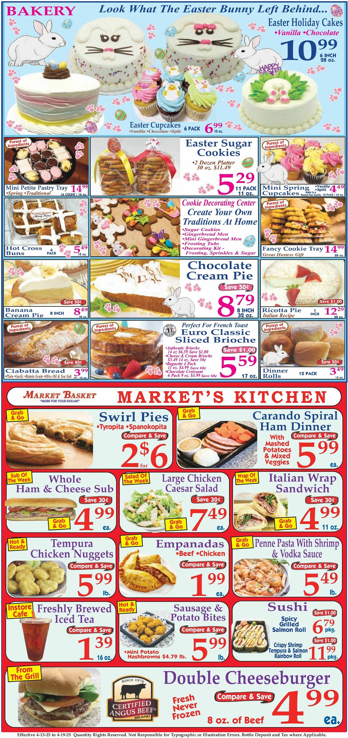 Market Basket Weekly Ad from April 13