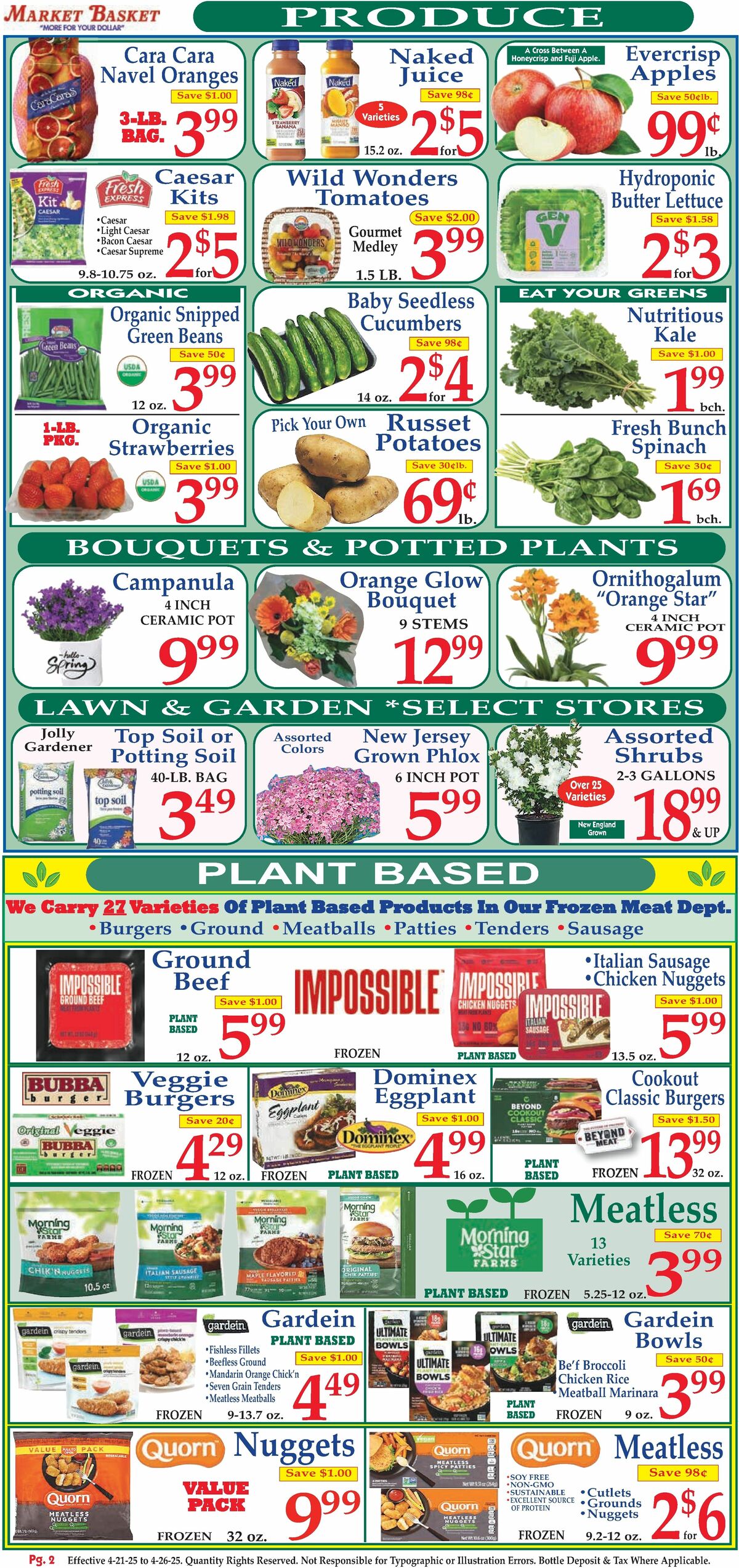 Market Basket Weekly Ad from April 21