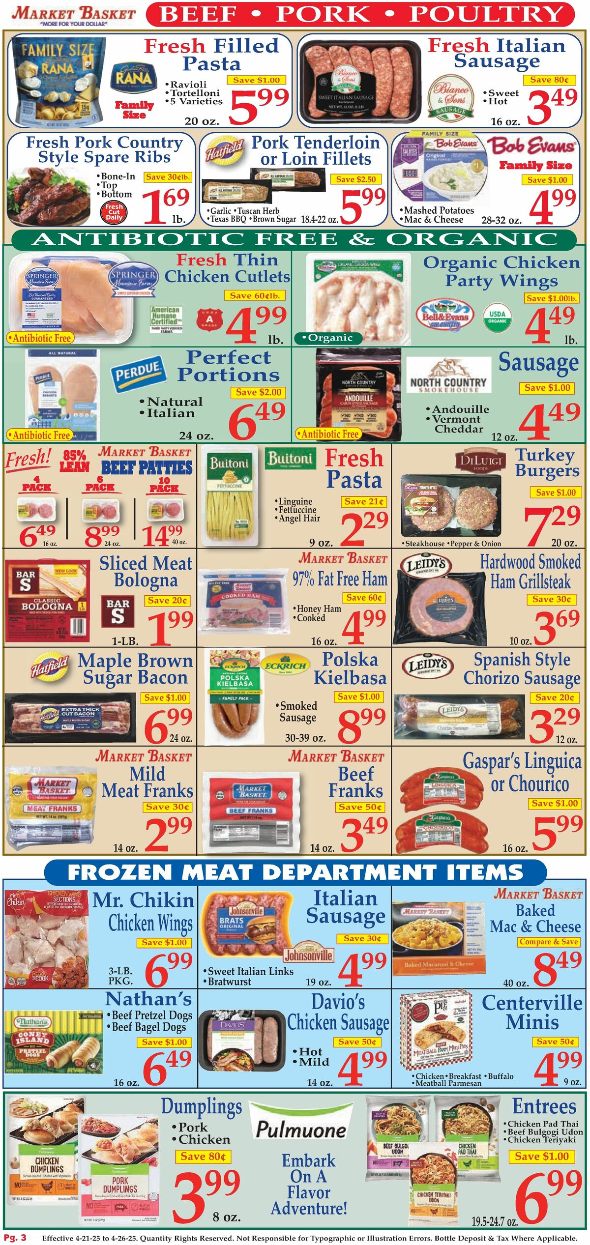 Market Basket Weekly Ad from April 21