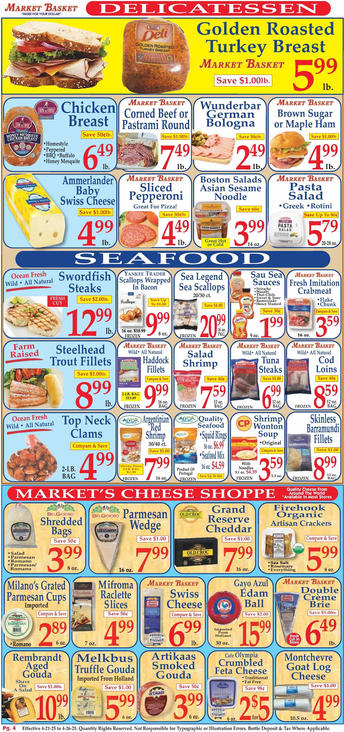 Market Basket Weekly Ad from April 21