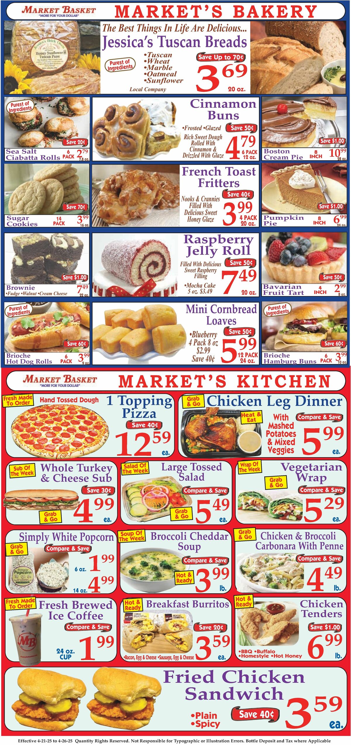 Market Basket Weekly Ad from April 21