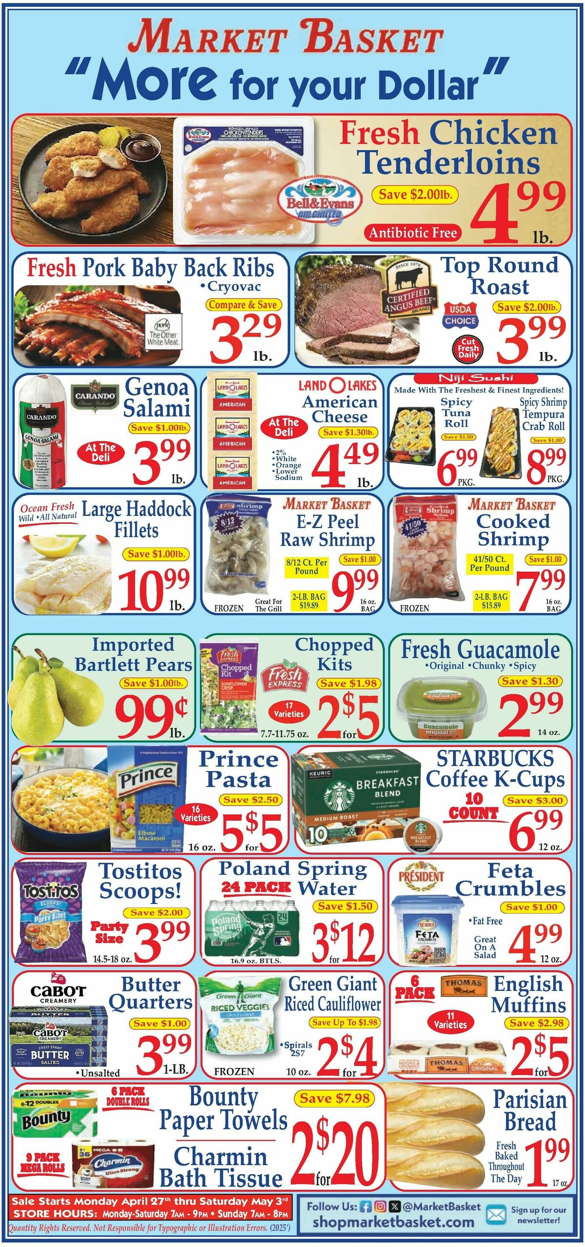 Market Basket Weekly Ad from April 27