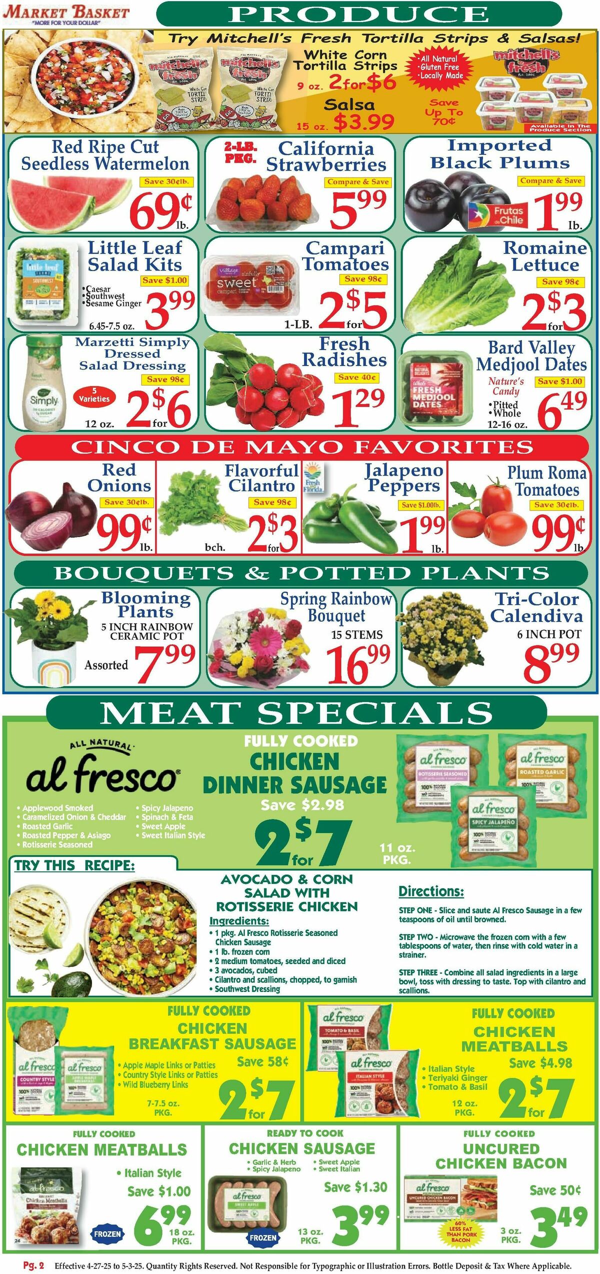 Market Basket Weekly Ad from April 27