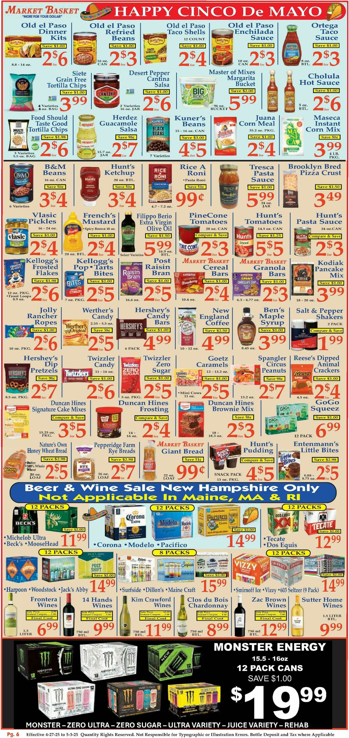 Market Basket Weekly Ad from April 27