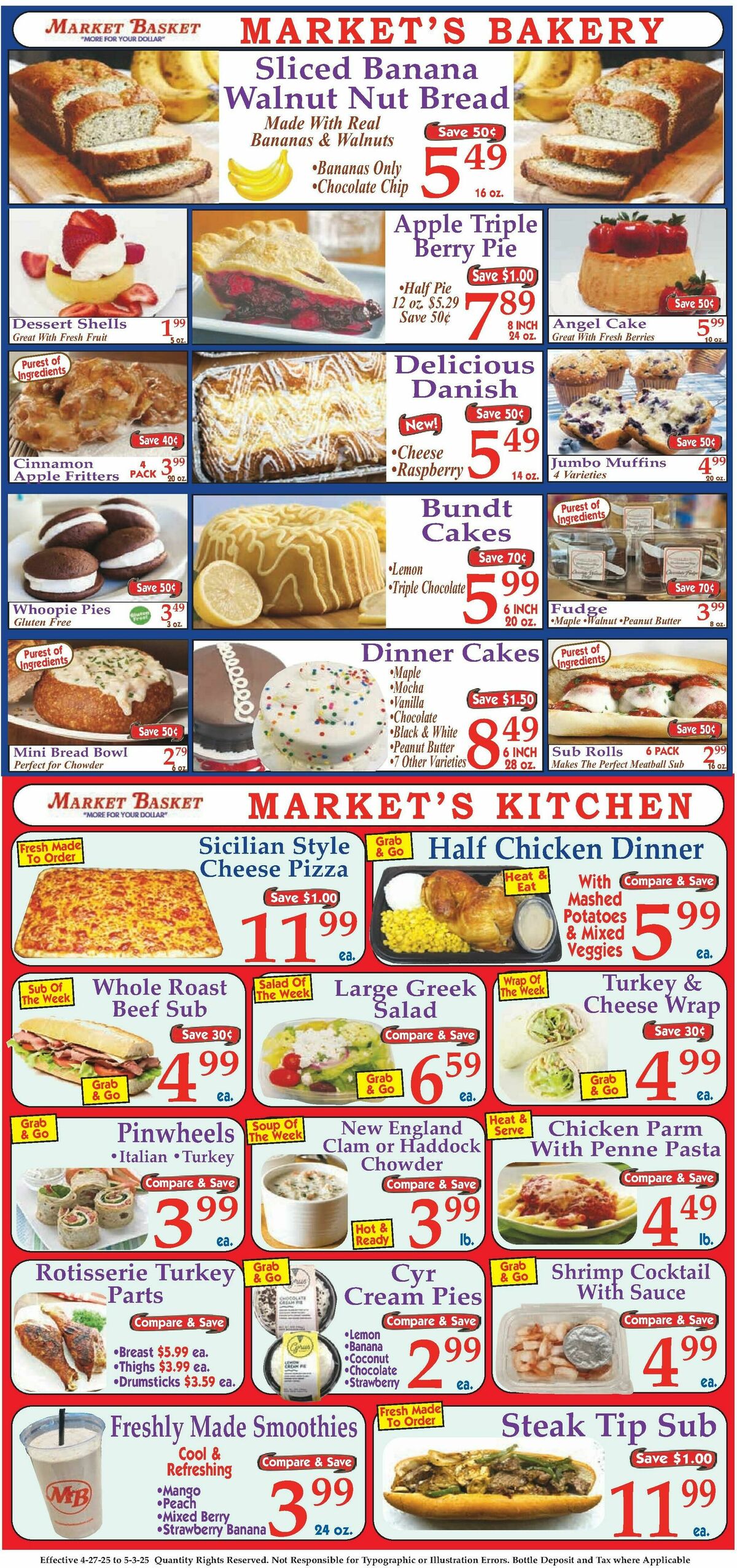 Market Basket Weekly Ad from April 27