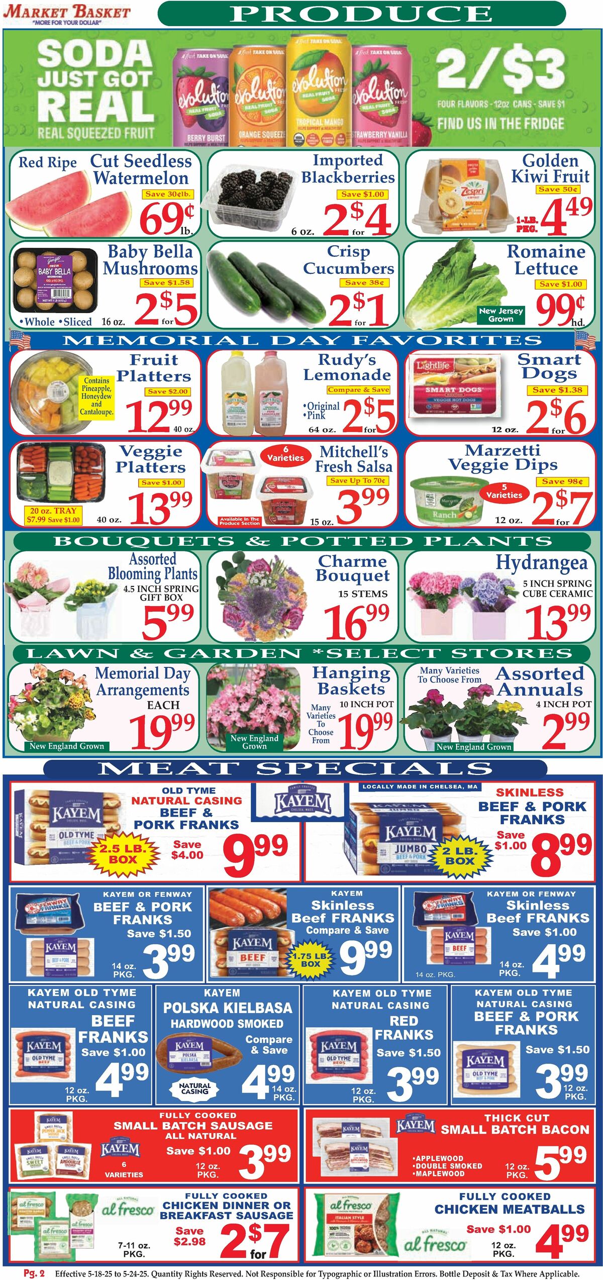 Market Basket Weekly Ad from May 18