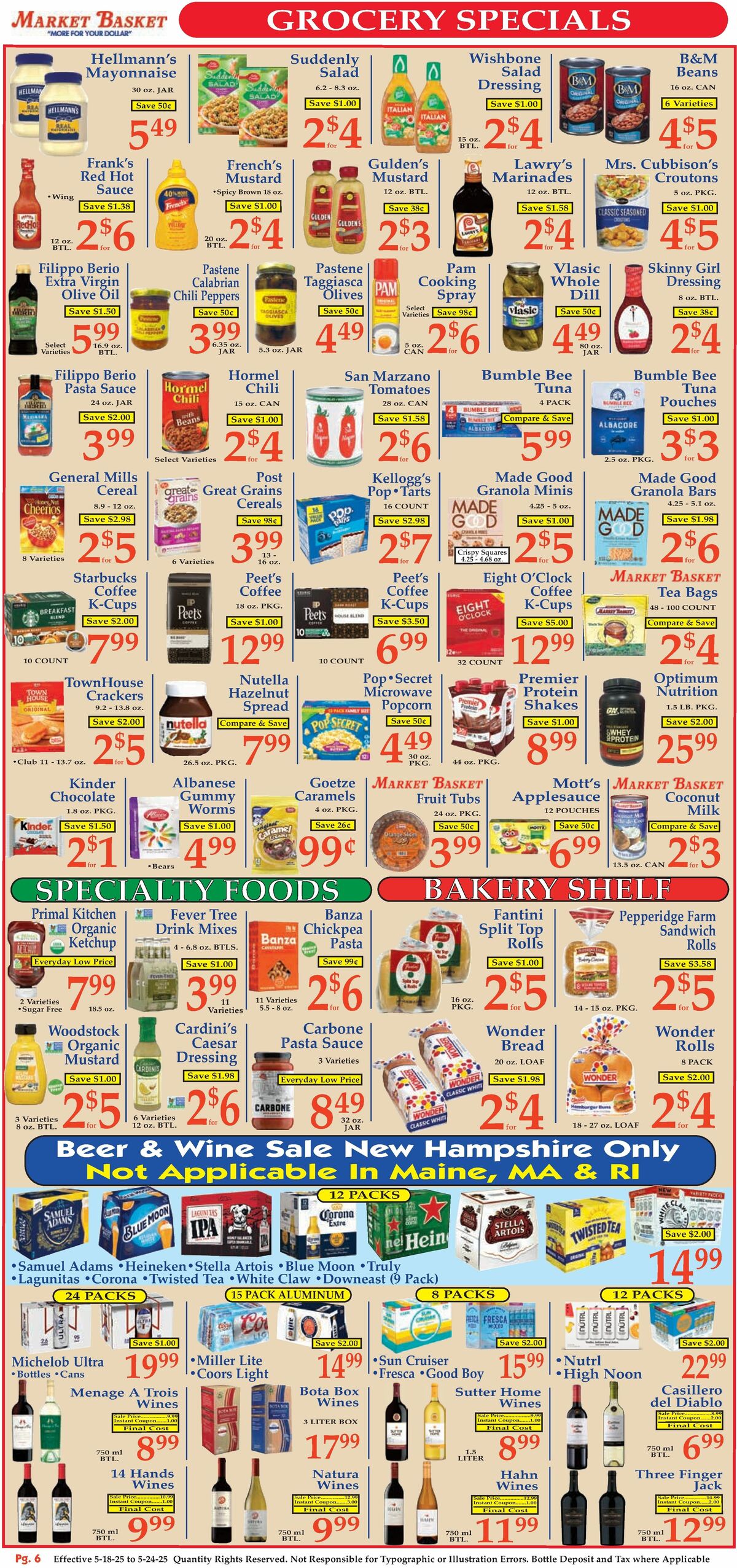 Market Basket Weekly Ad from May 18