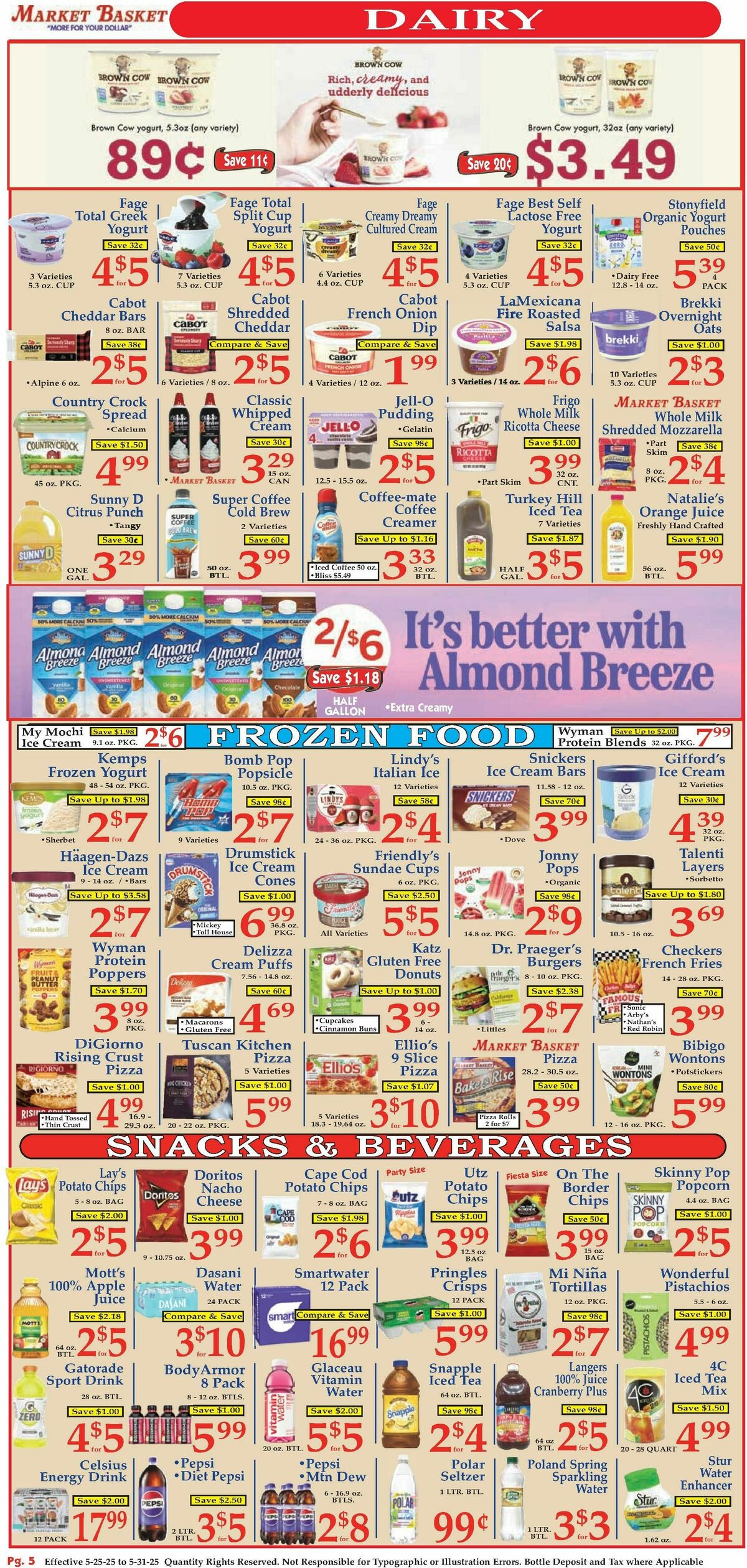 Market Basket Weekly Ad from May 25