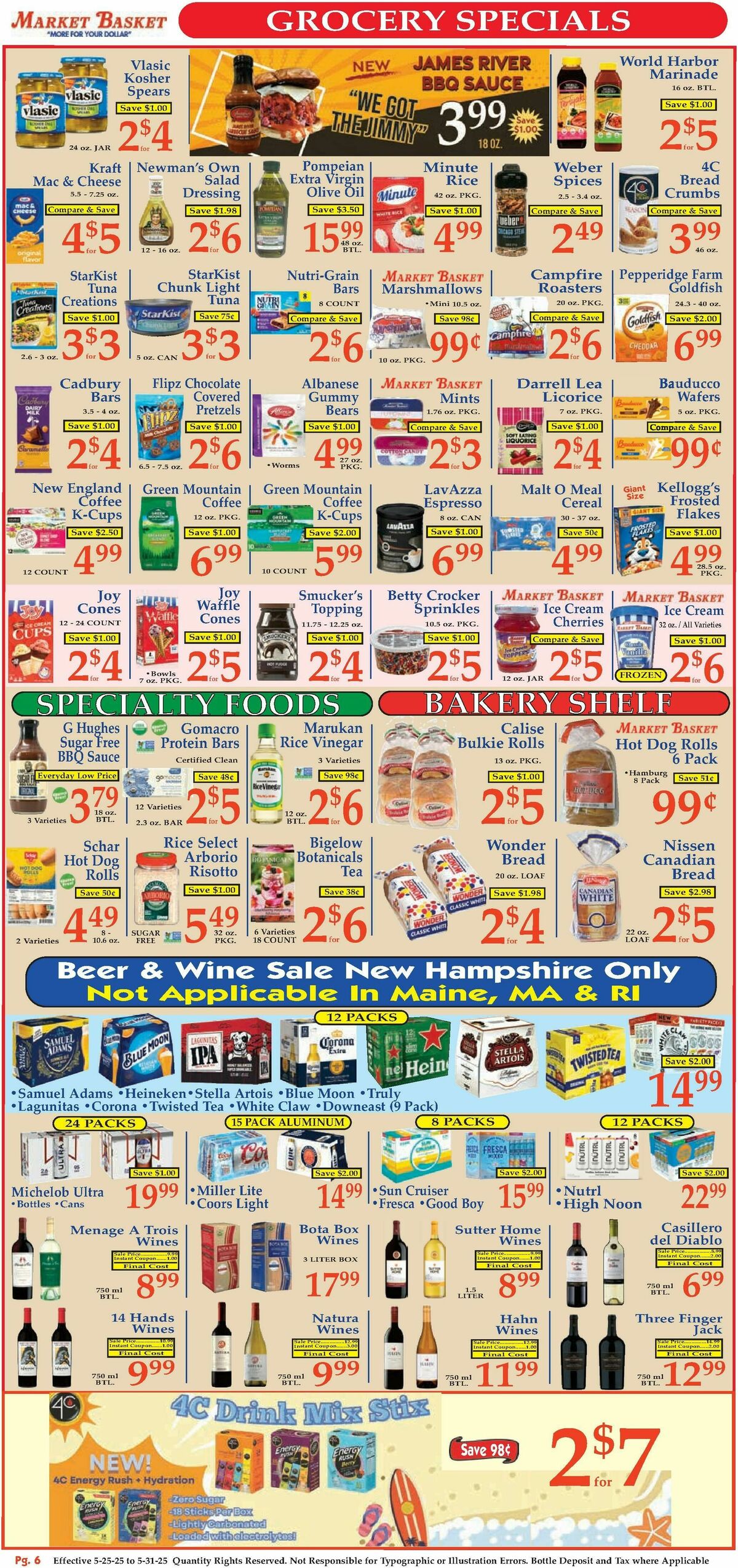 Market Basket Weekly Ad from May 25