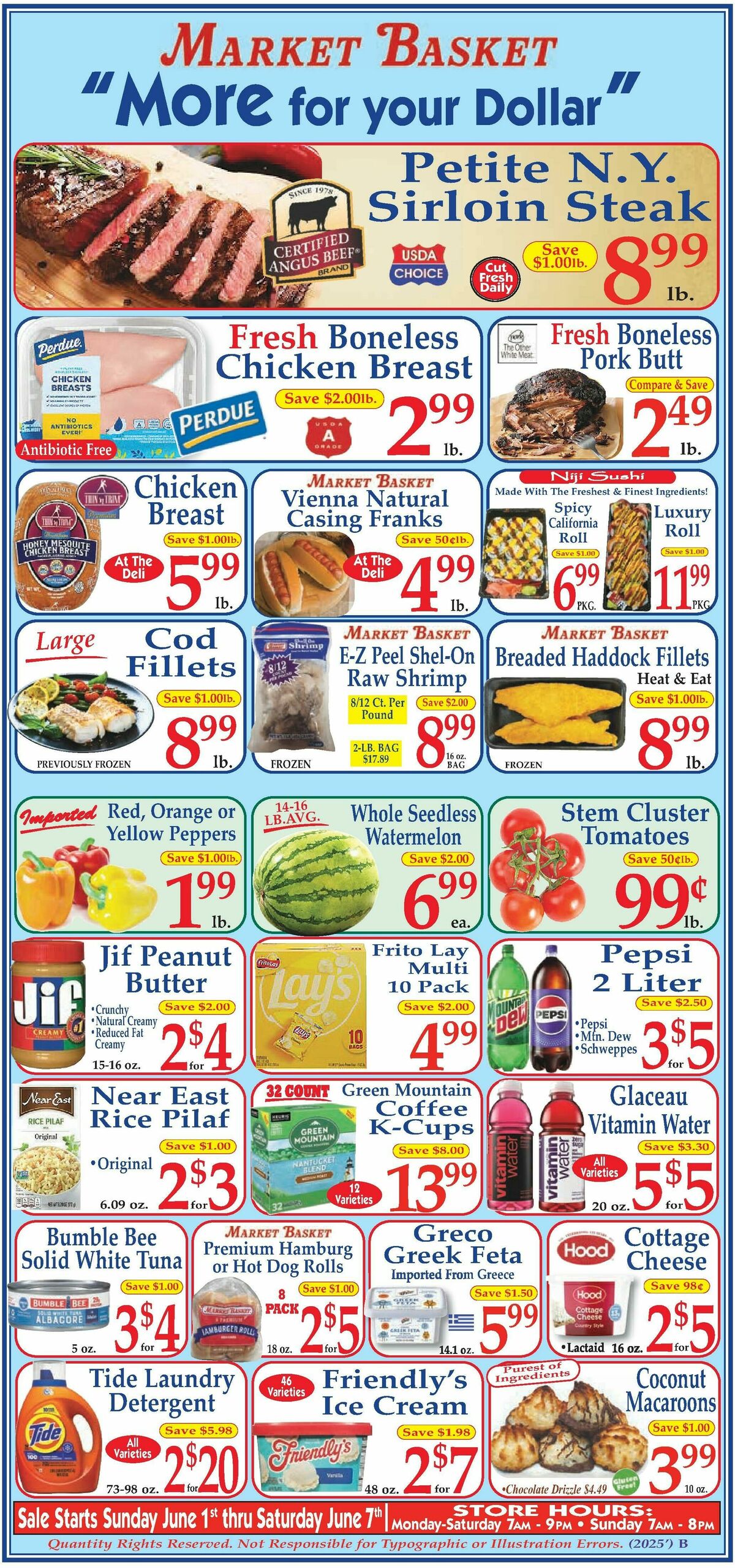 Market Basket Weekly Ad from June 1