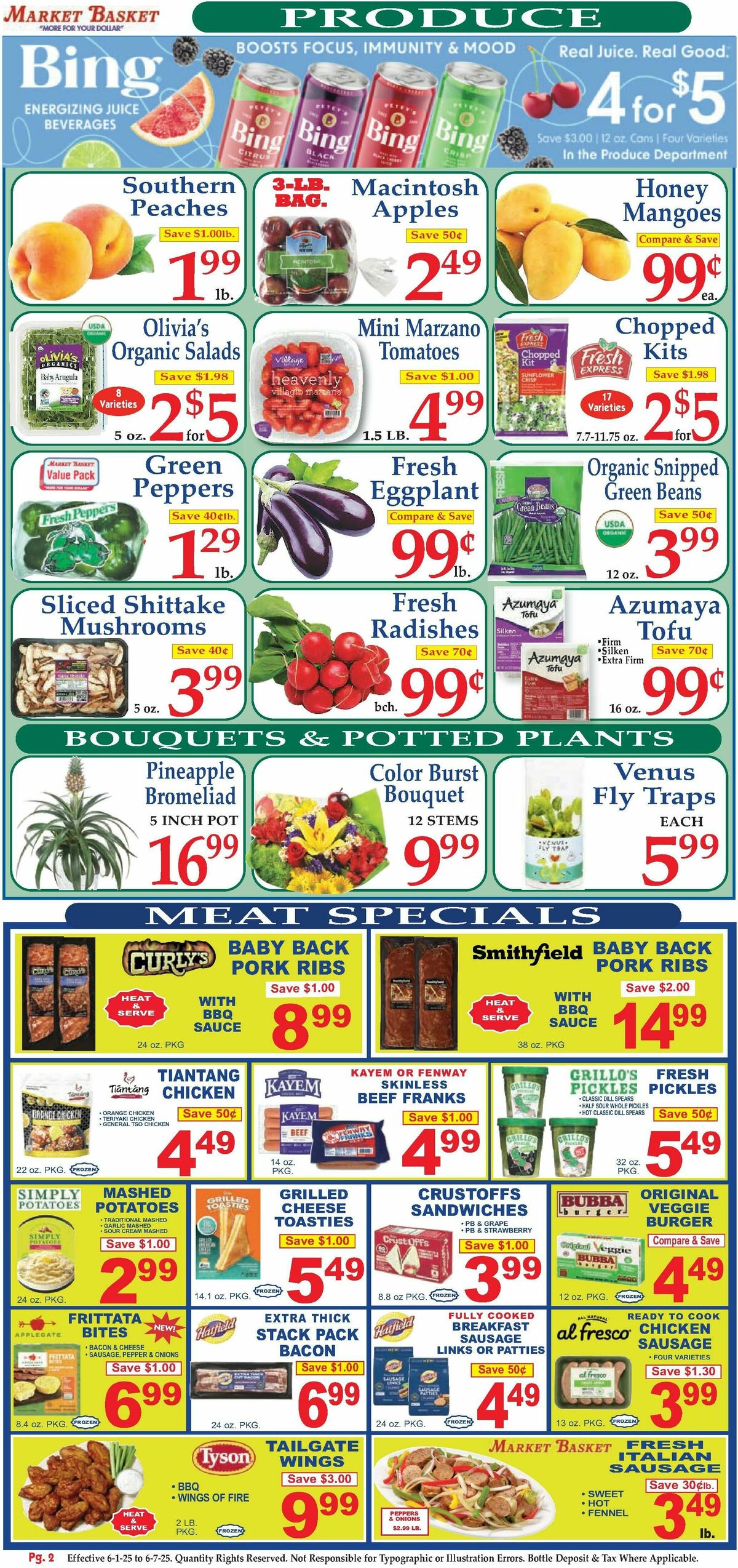 Market Basket Weekly Ad from June 1
