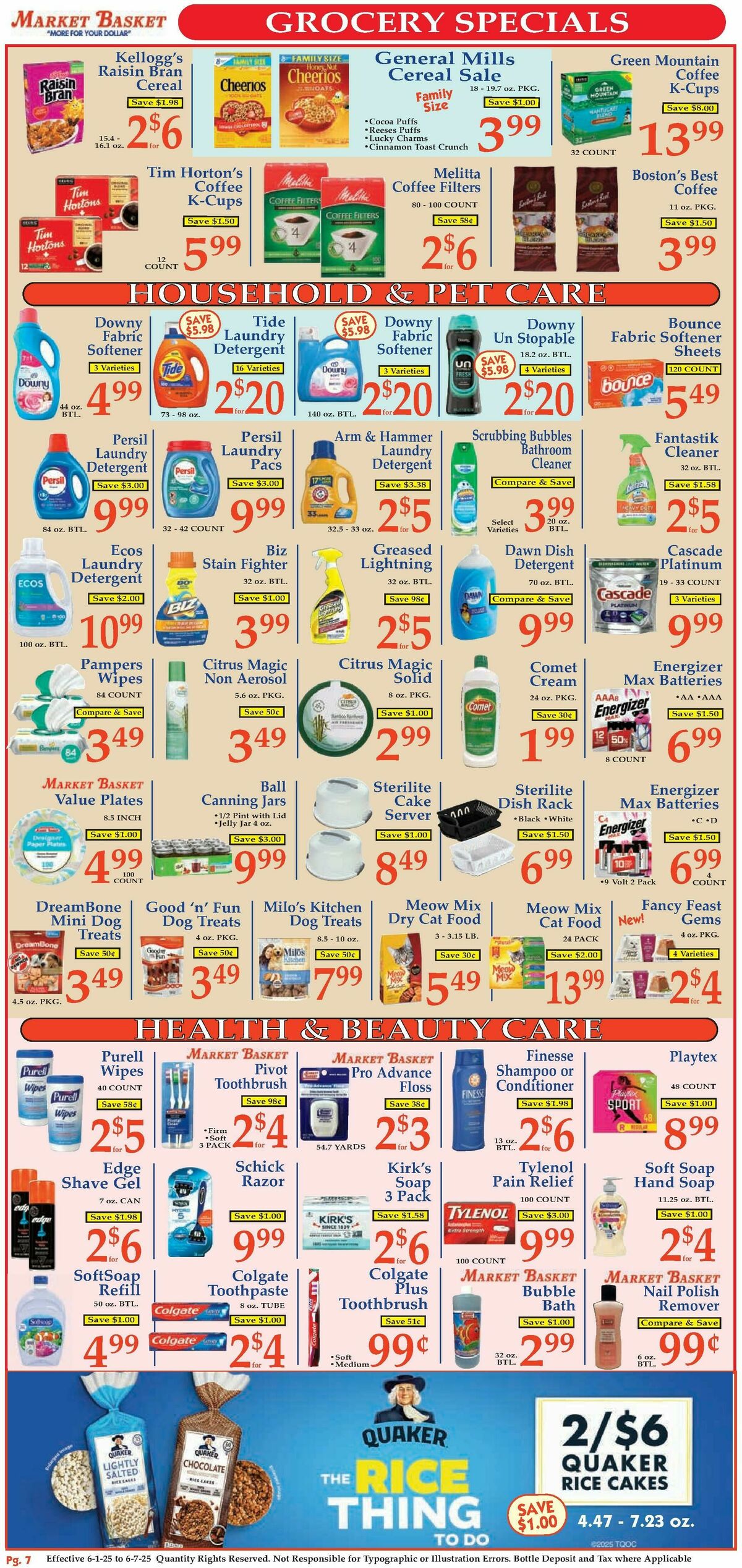 Market Basket Weekly Ad from June 1