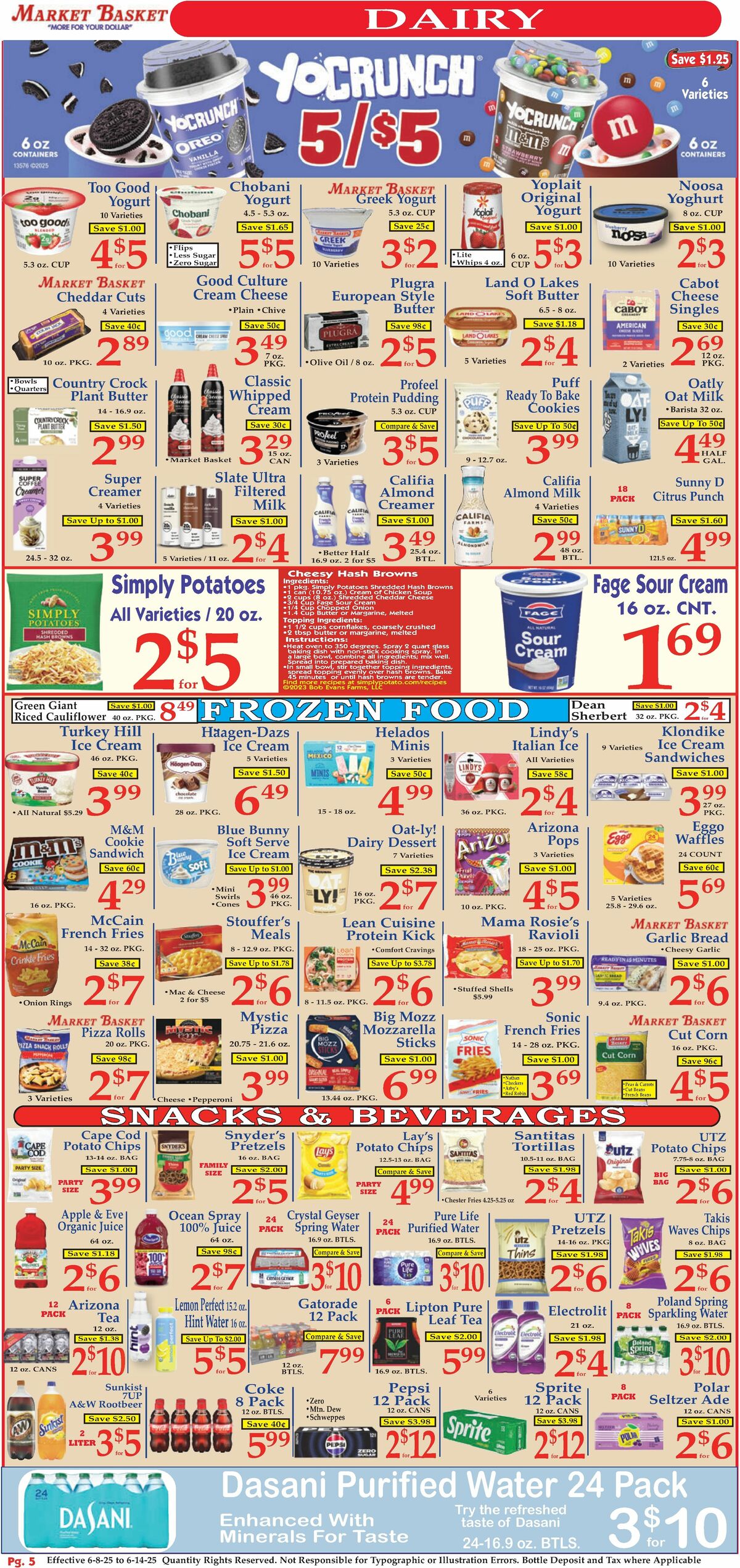 Market Basket Weekly Ad from June 8