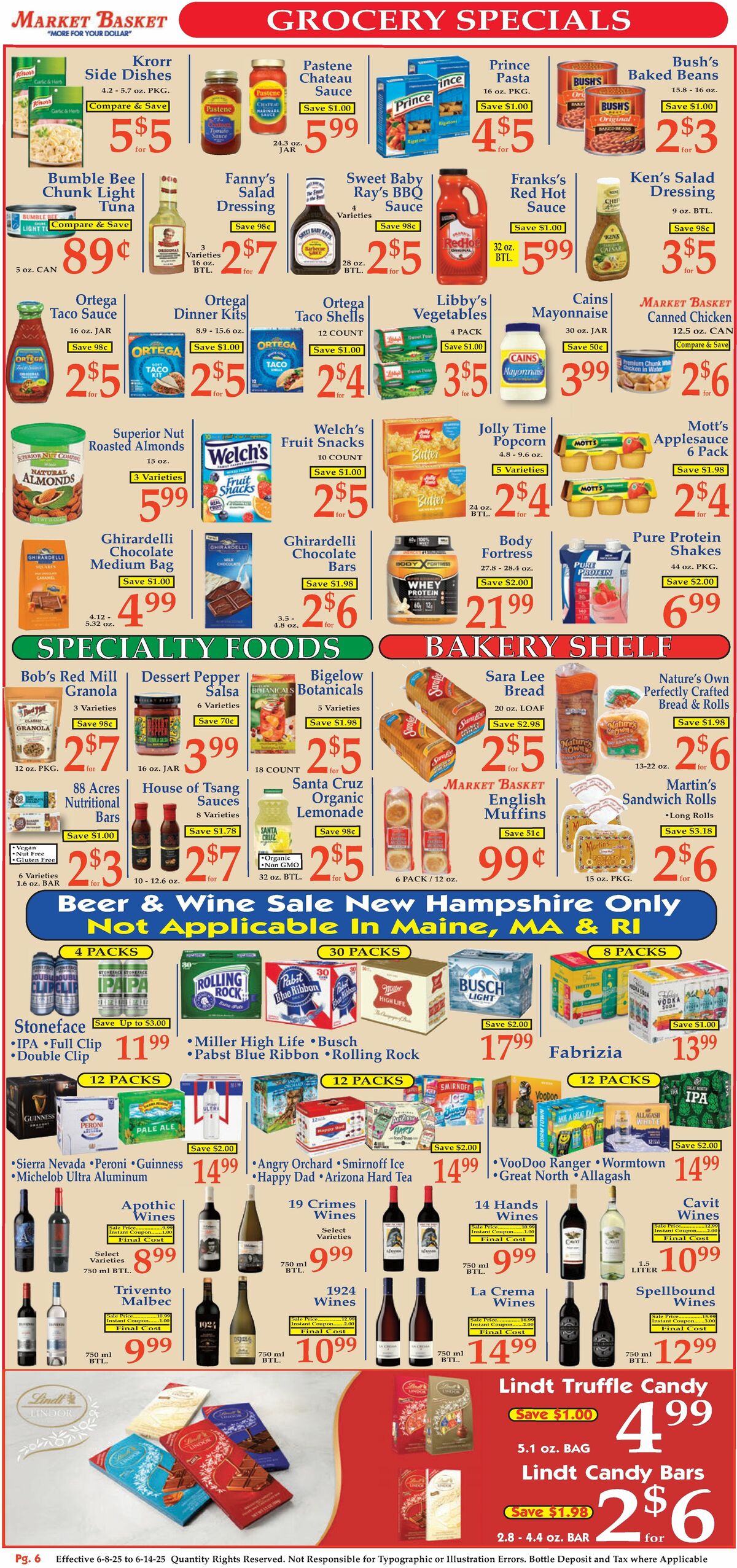 Market Basket Weekly Ad from June 8