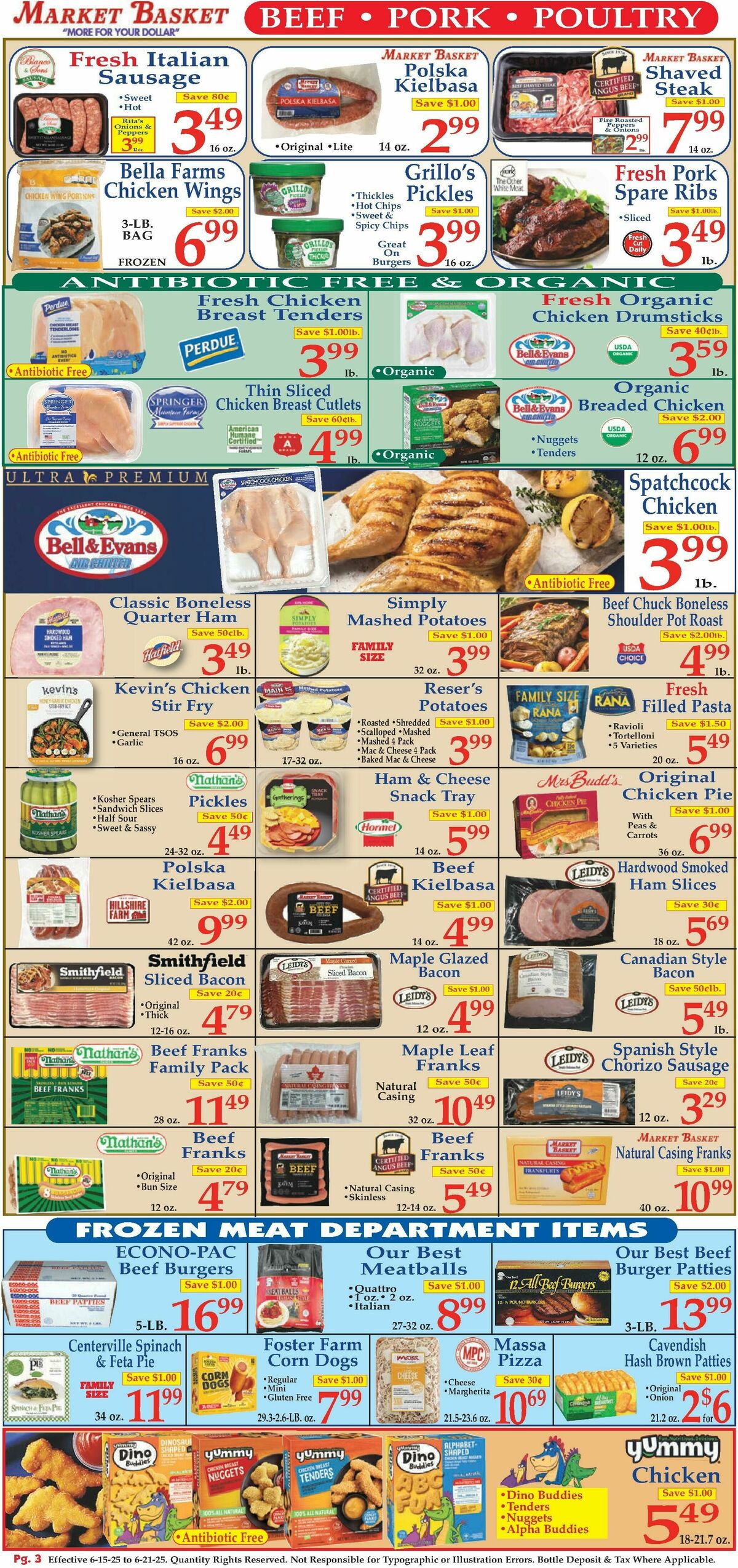 Market Basket Weekly Ad from June 15