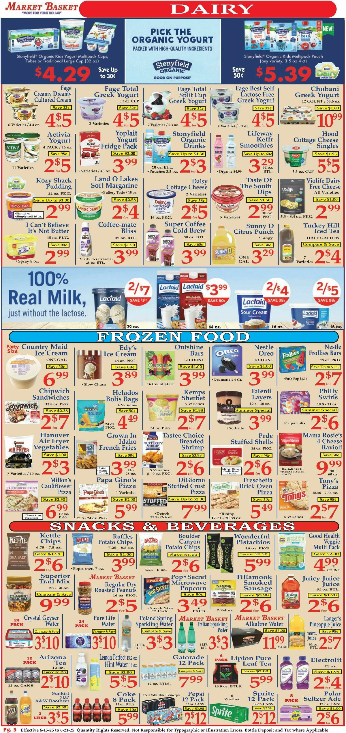 Market Basket Weekly Ad from June 15