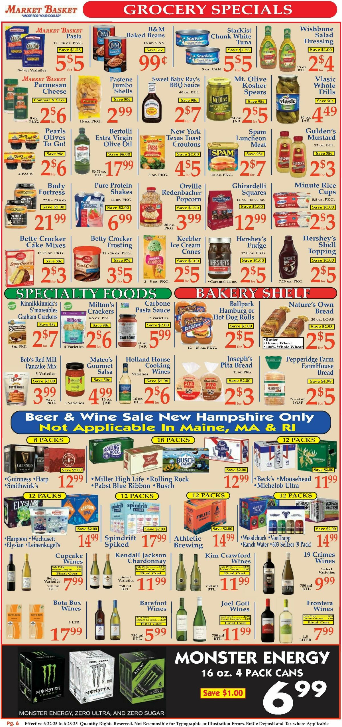Market Basket Weekly Ad from June 22