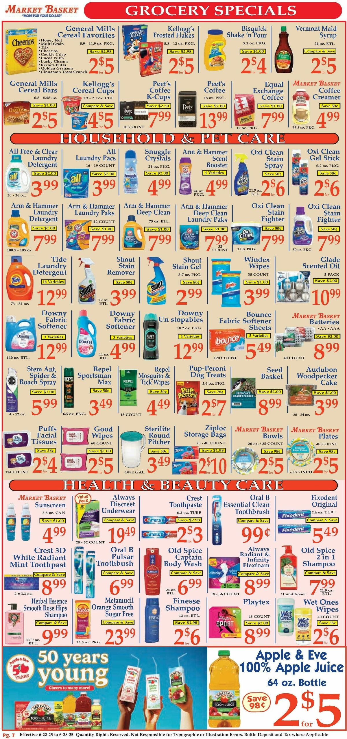 Market Basket Weekly Ad from June 22