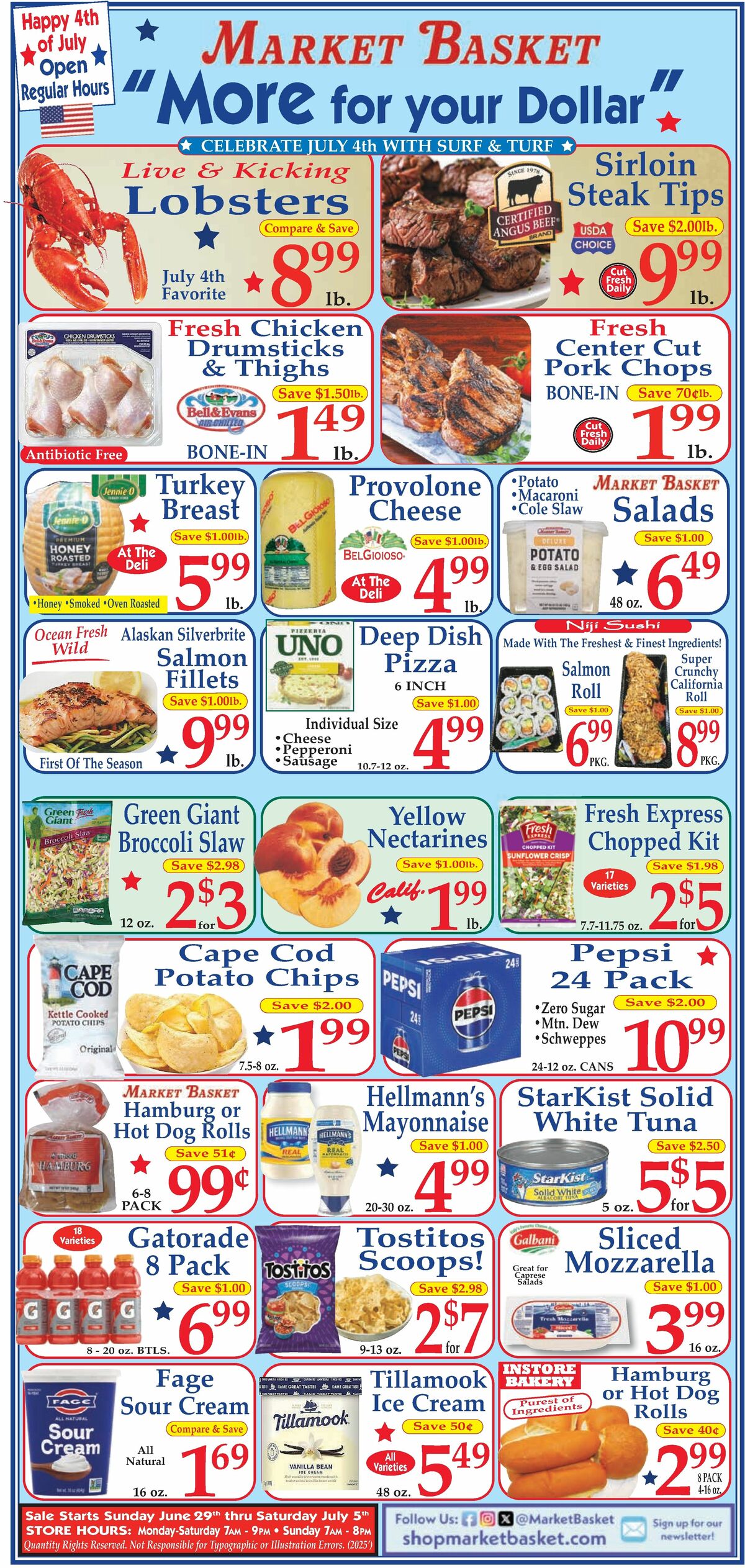 Market Basket Weekly Ad from June 29