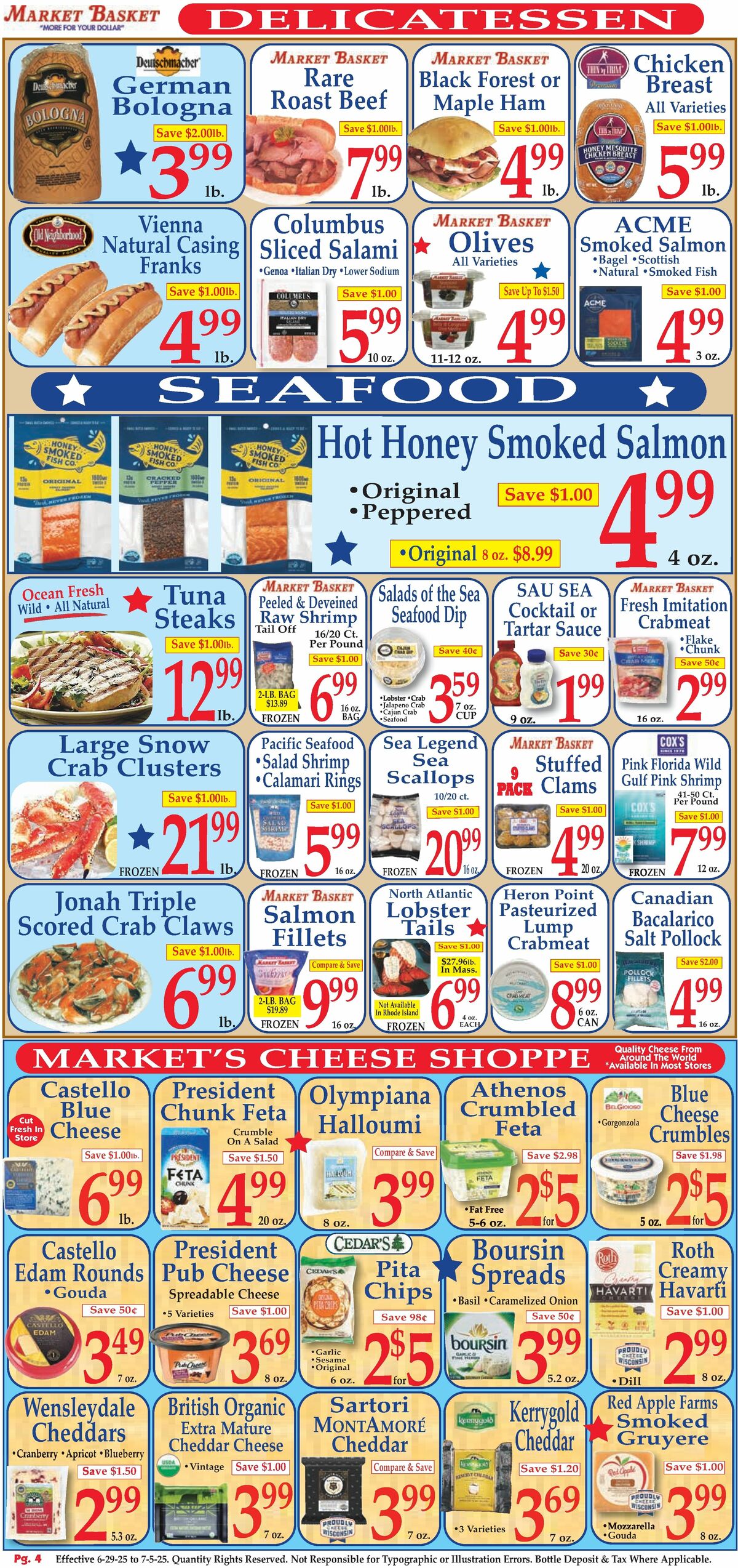 Market Basket Weekly Ad from June 29