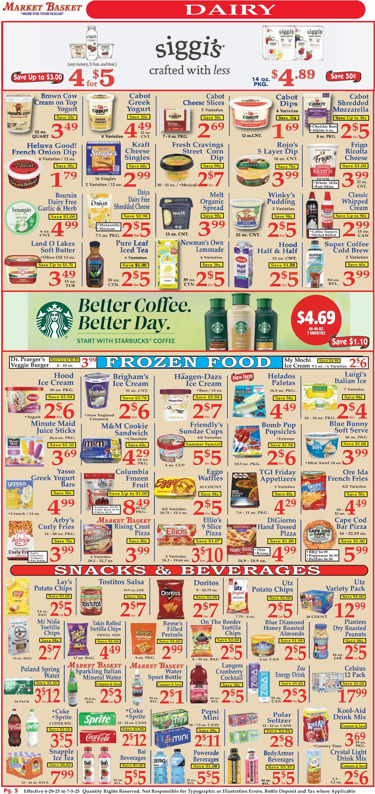 Market Basket Weekly Ad from June 29