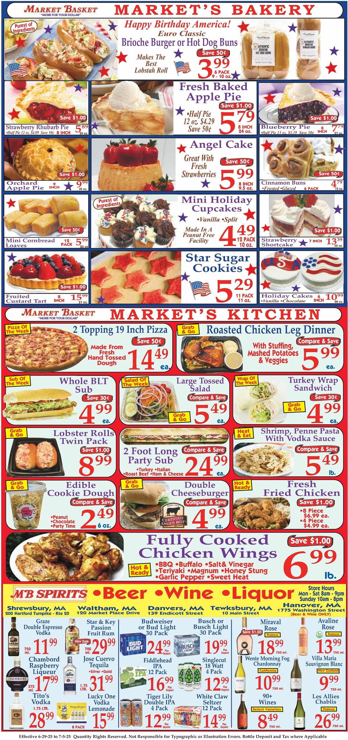 Market Basket Weekly Ad from June 29