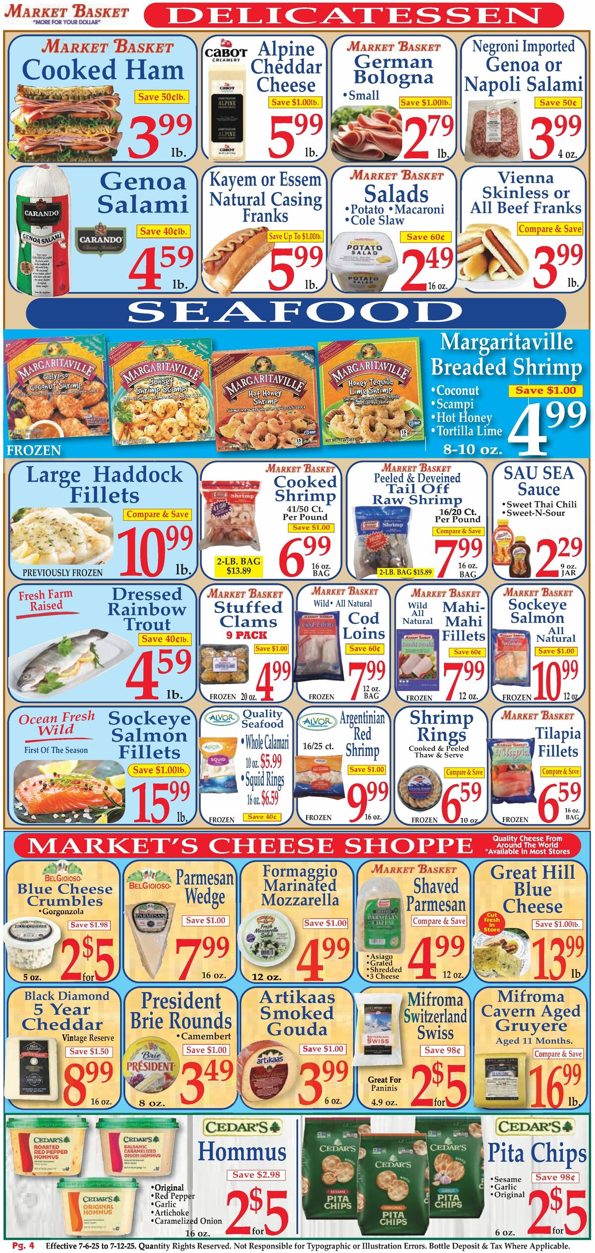 Market Basket Weekly Ad from July 6