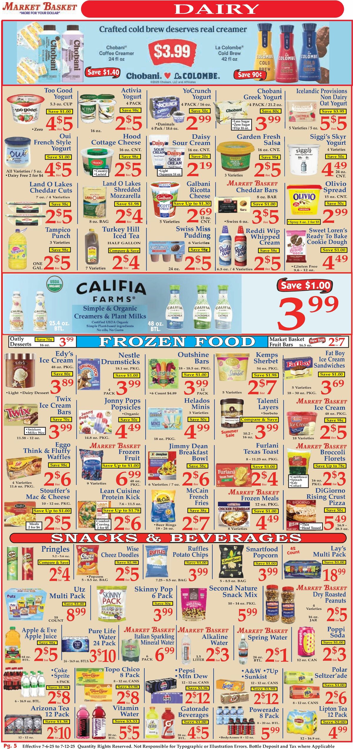 Market Basket Weekly Ad from July 6