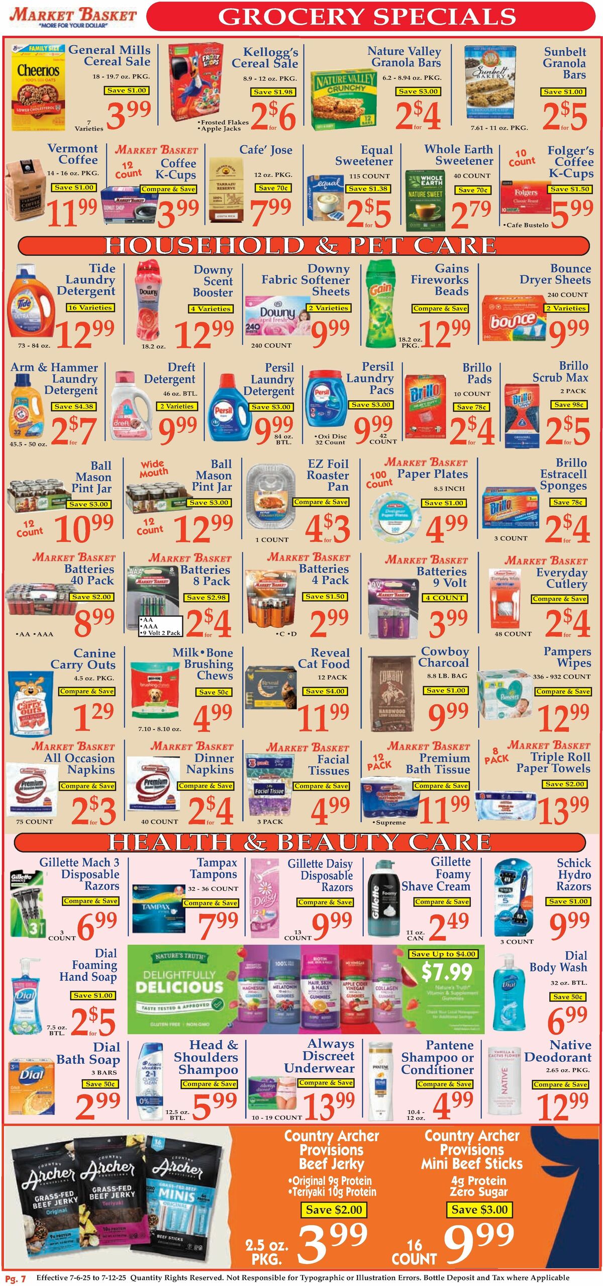 Market Basket Weekly Ad from July 6