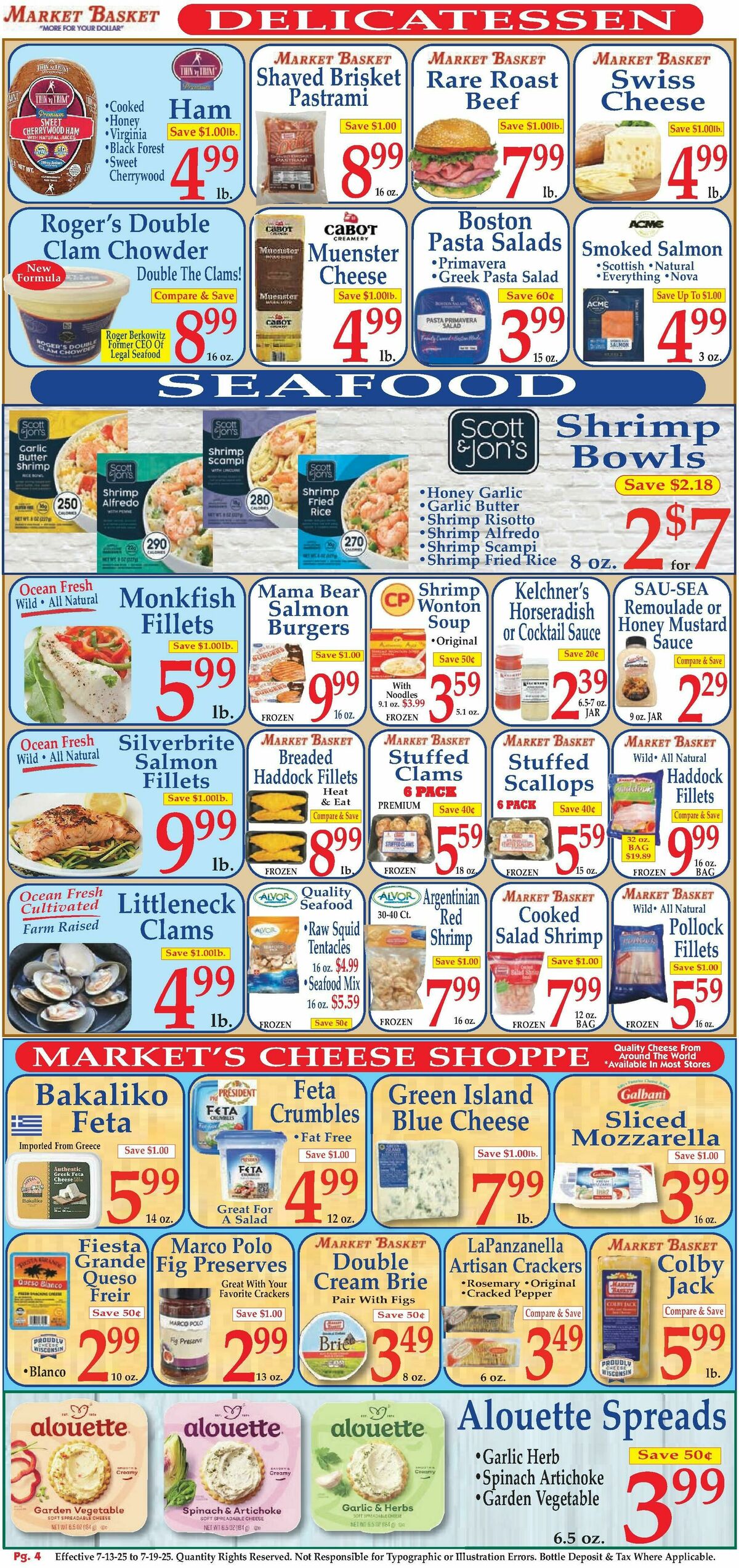 Market Basket Weekly Ad from July 13