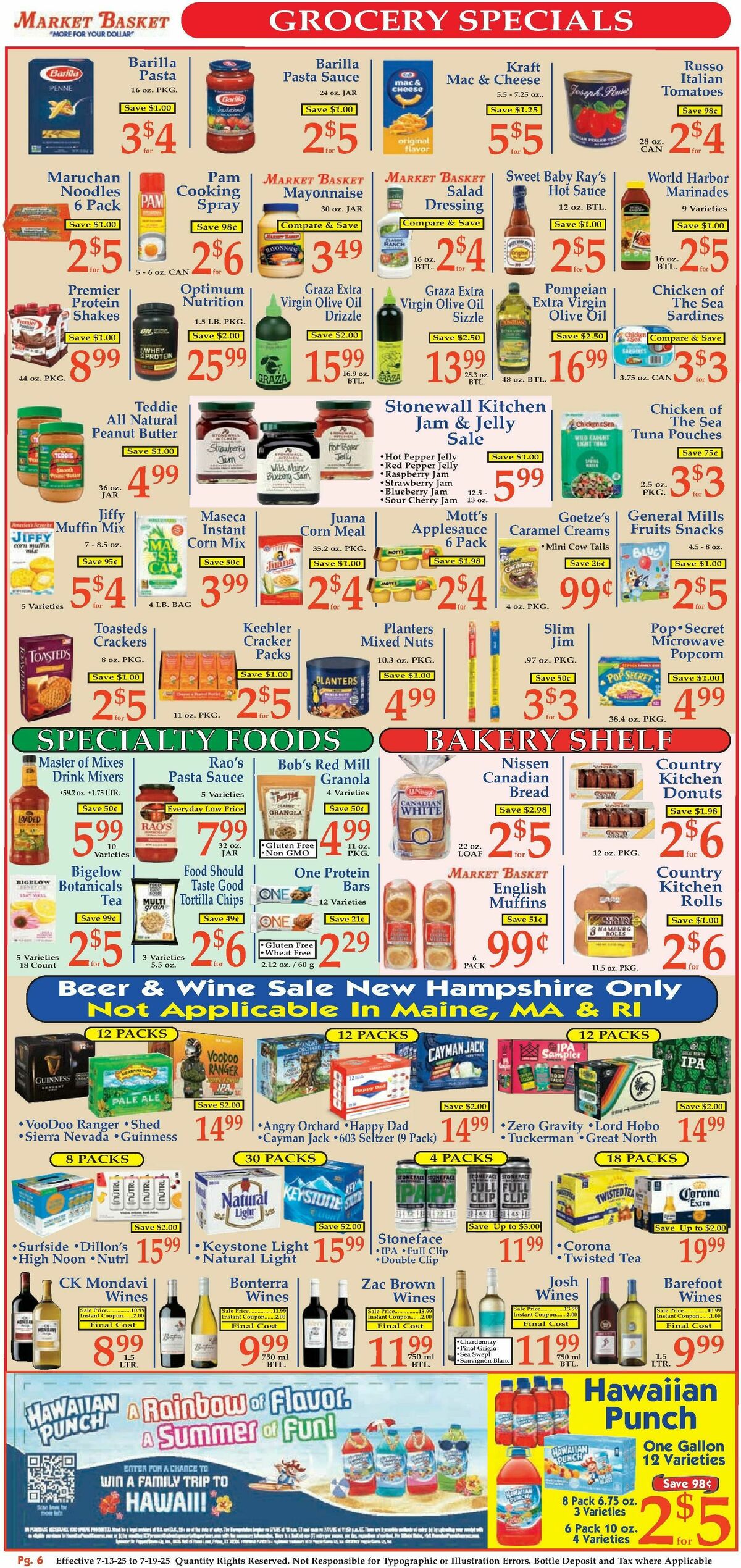 Market Basket Weekly Ad from July 13