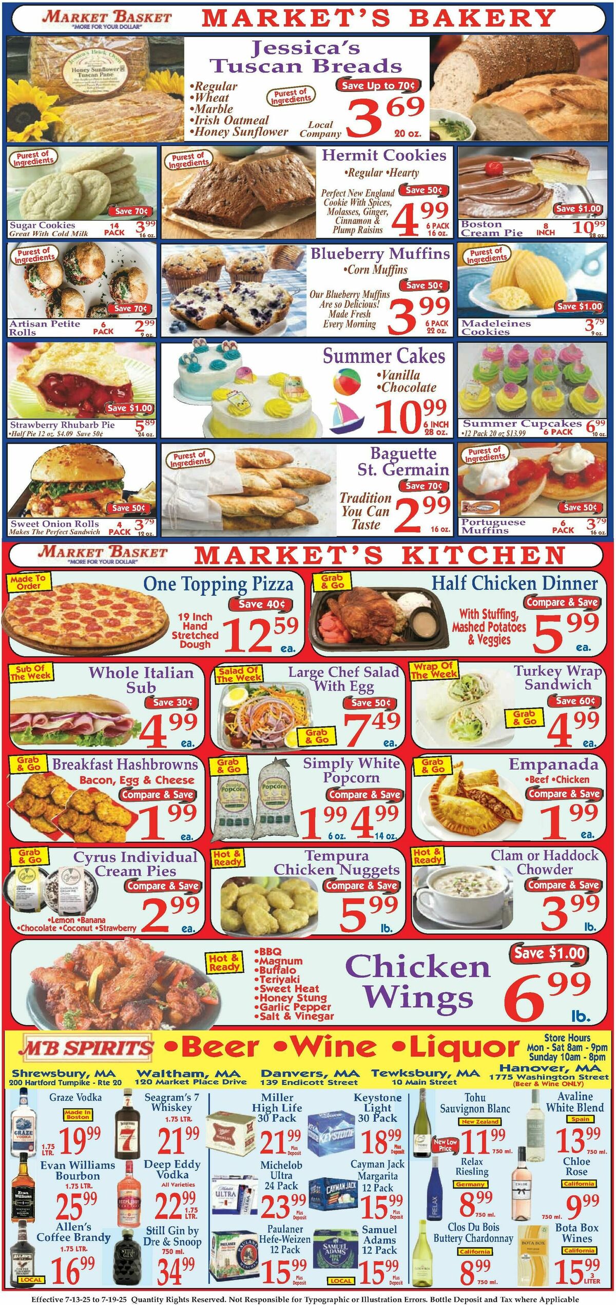 Market Basket Weekly Ad from July 13