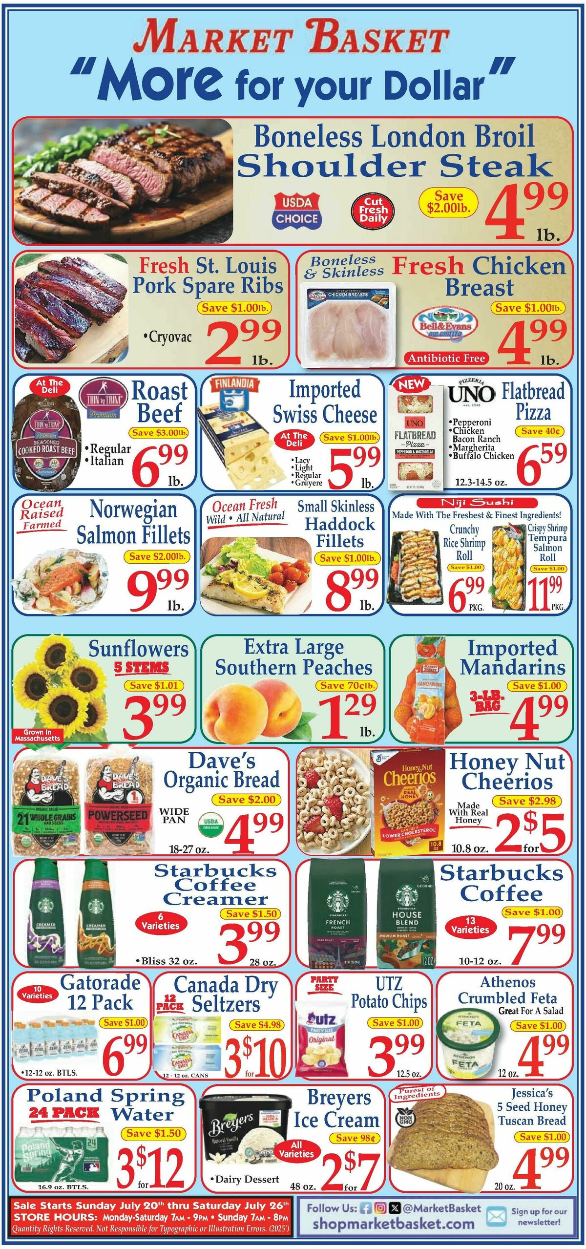 Market Basket Weekly Ad from July 20