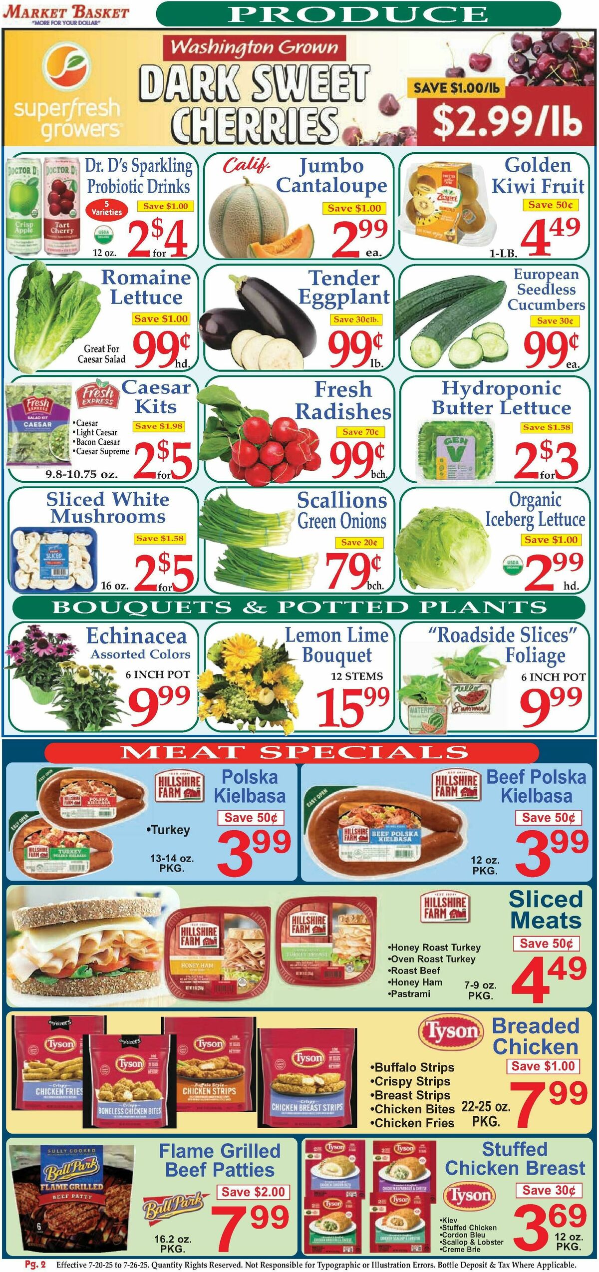 Market Basket Weekly Ad from July 20