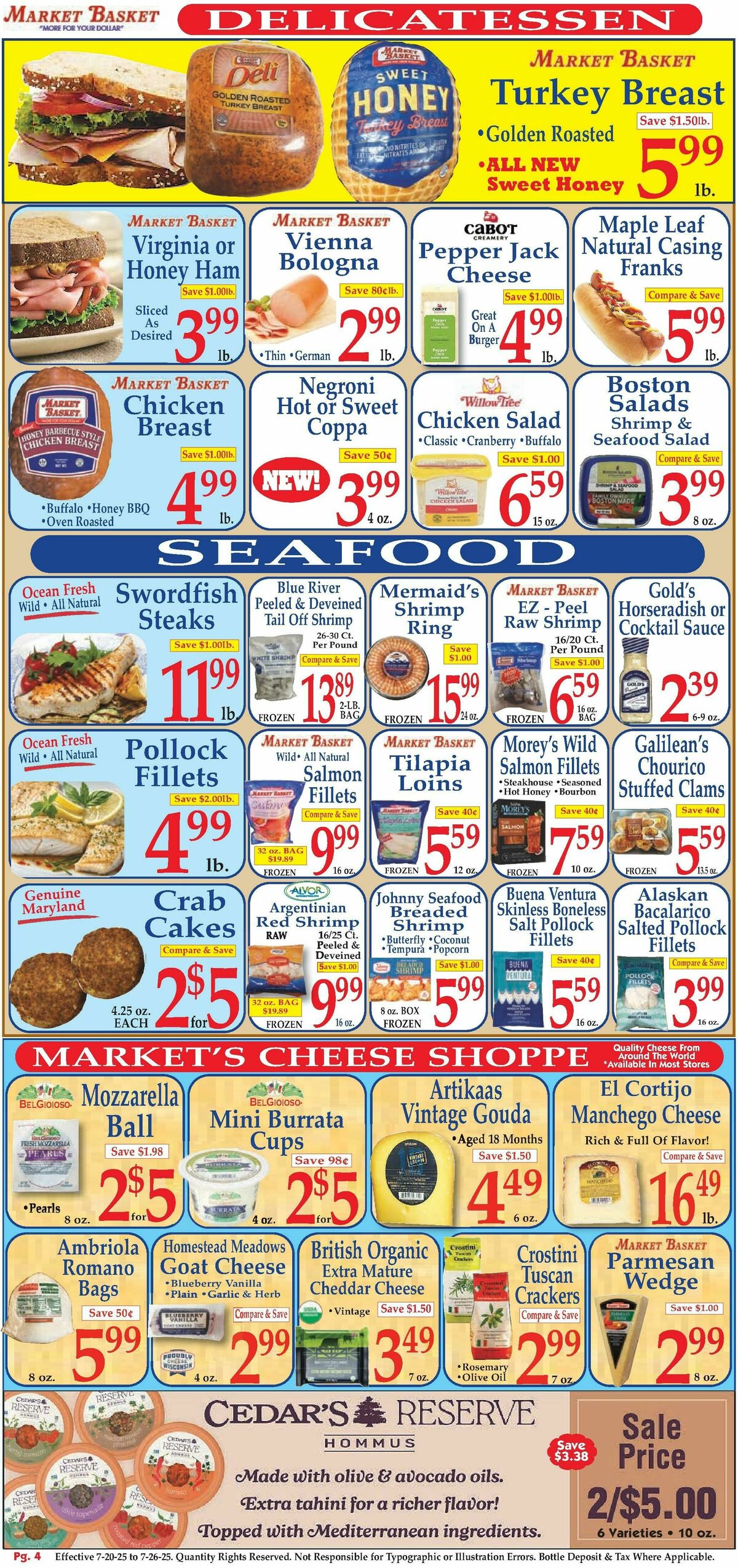 Market Basket Weekly Ad from July 20