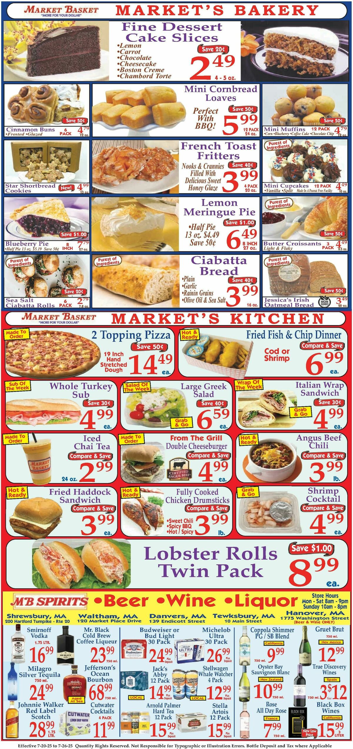 Market Basket Weekly Ad from July 20