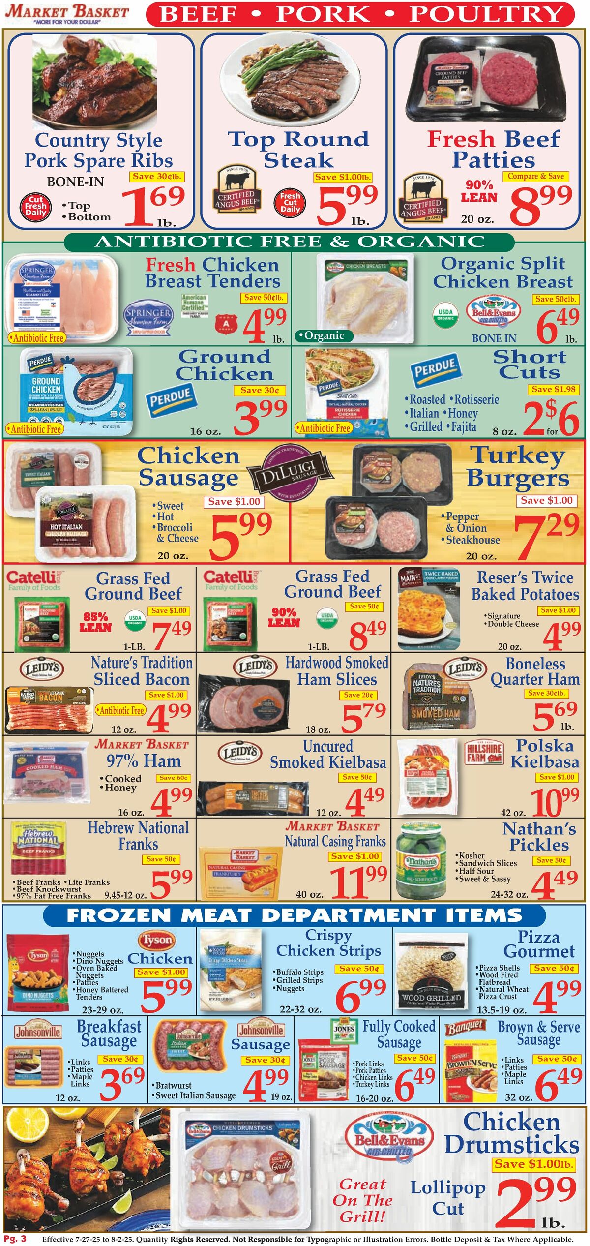 Market Basket Weekly Ad from July 27