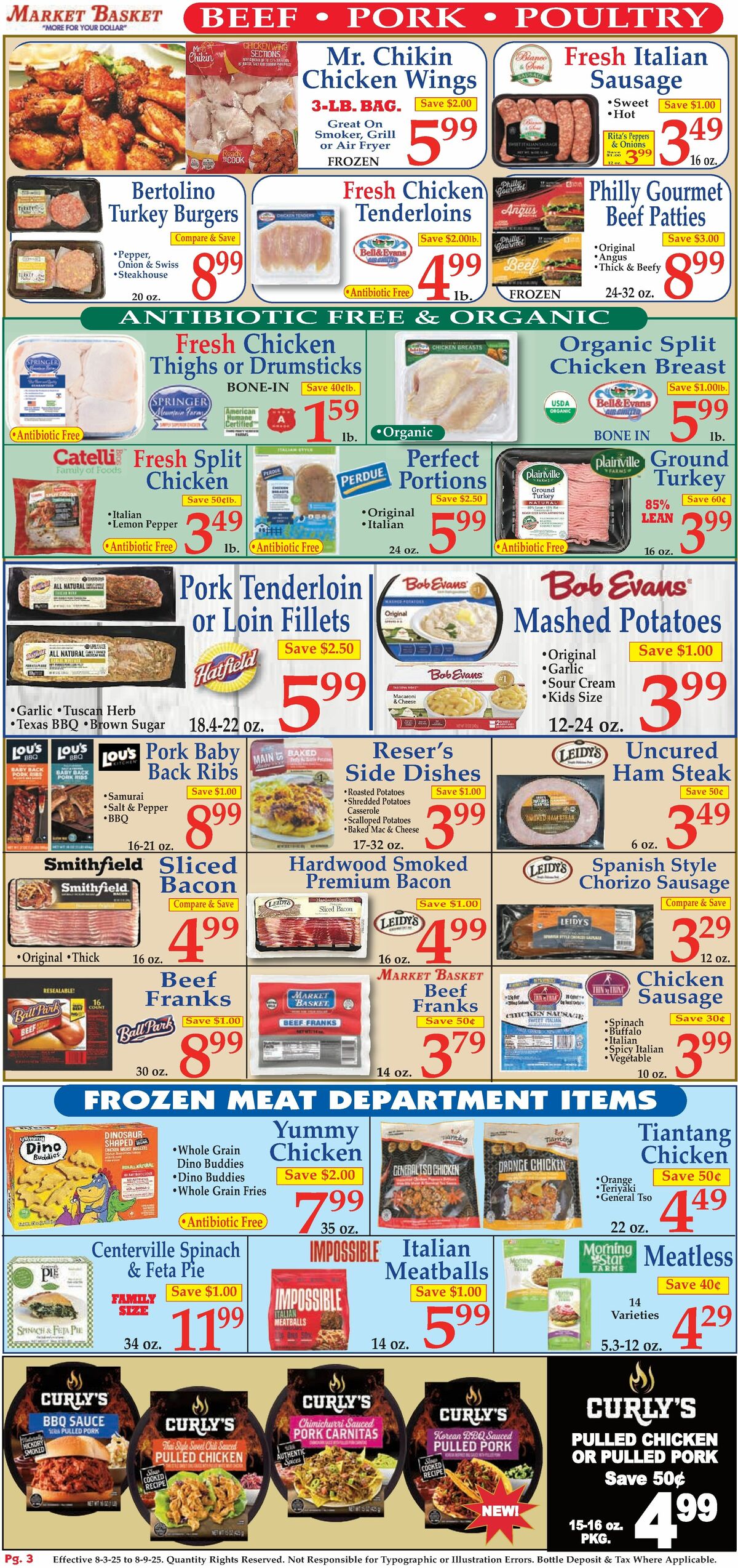 Market Basket Weekly Ad from August 3