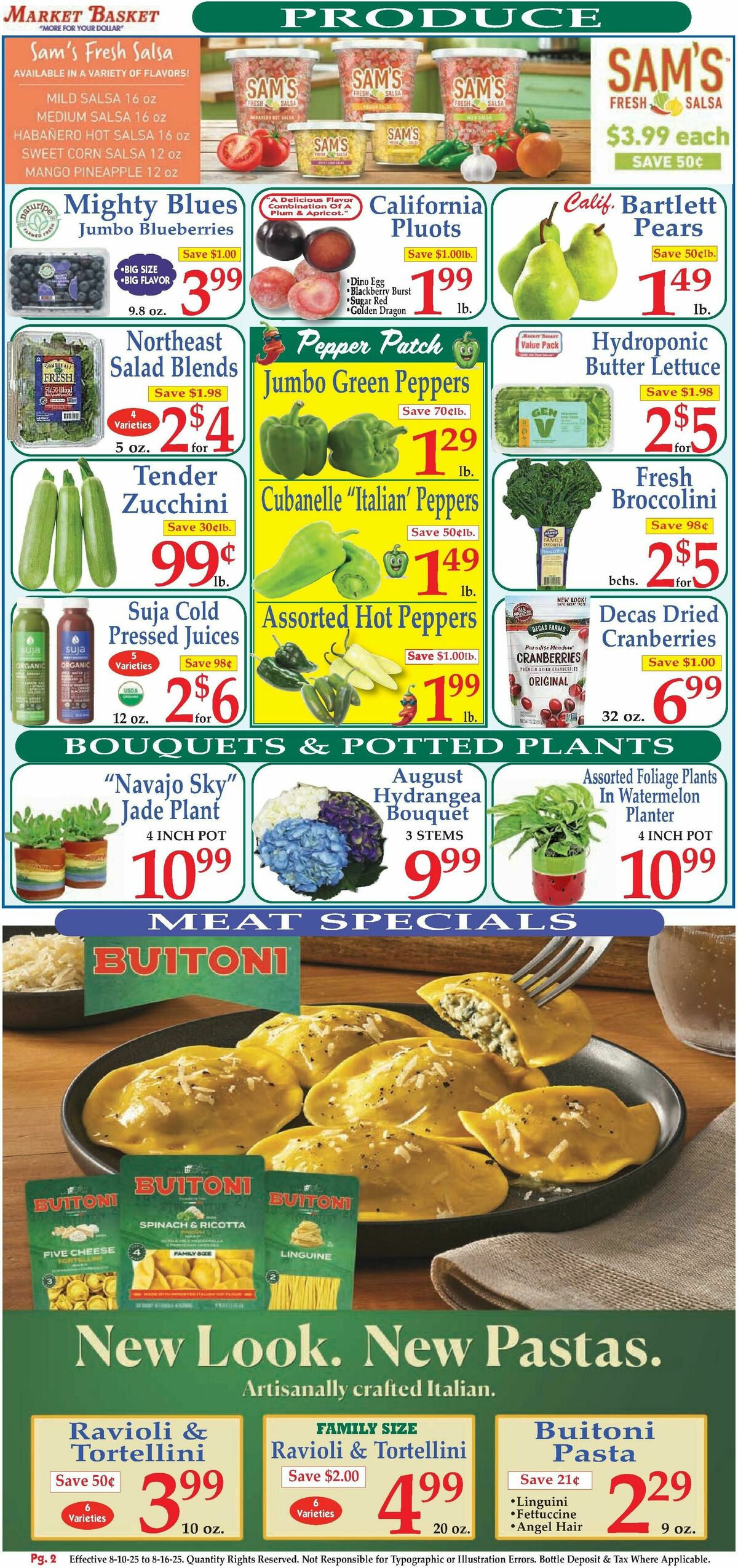 Market Basket Weekly Ad from August 10