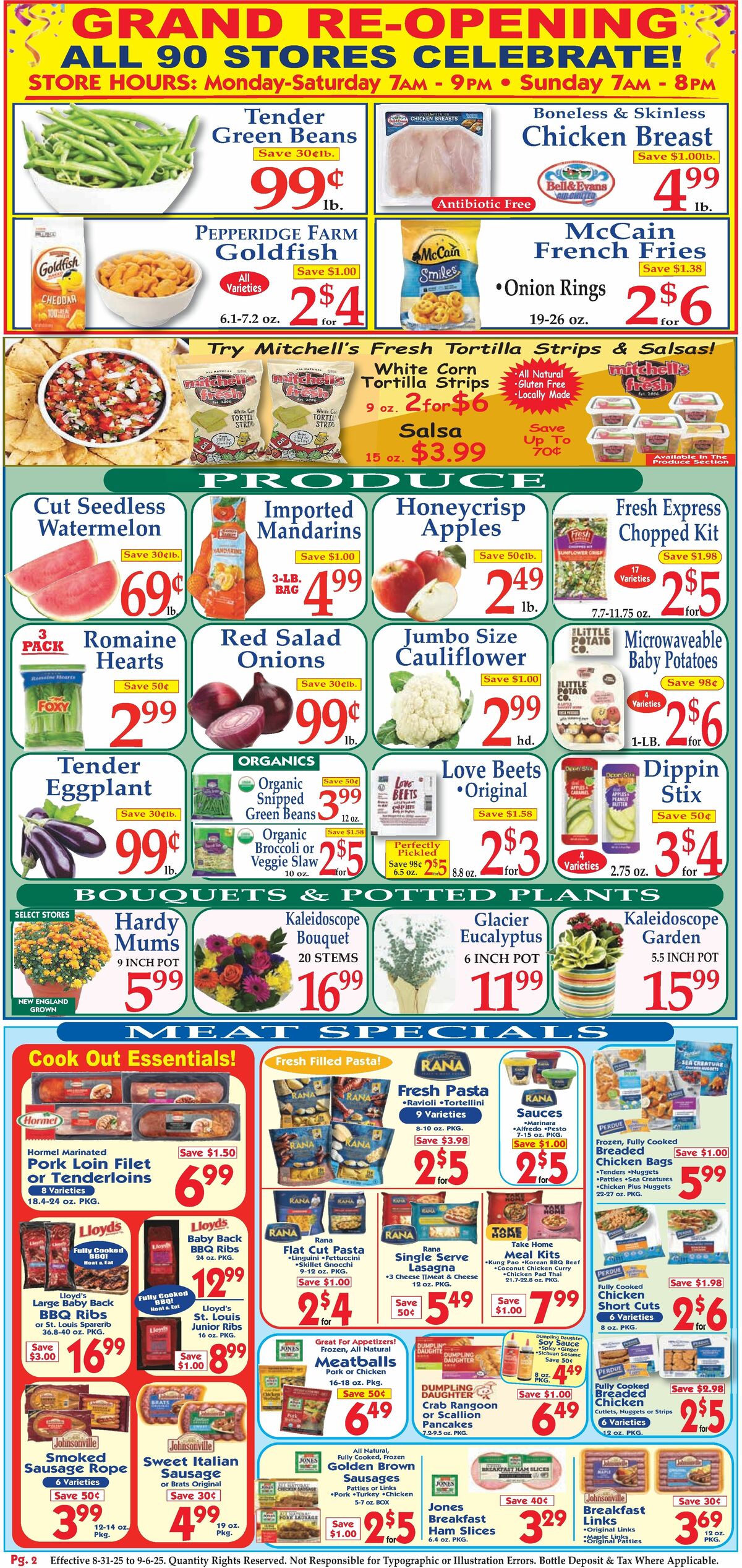 Market Basket Weekly Ad from August 31