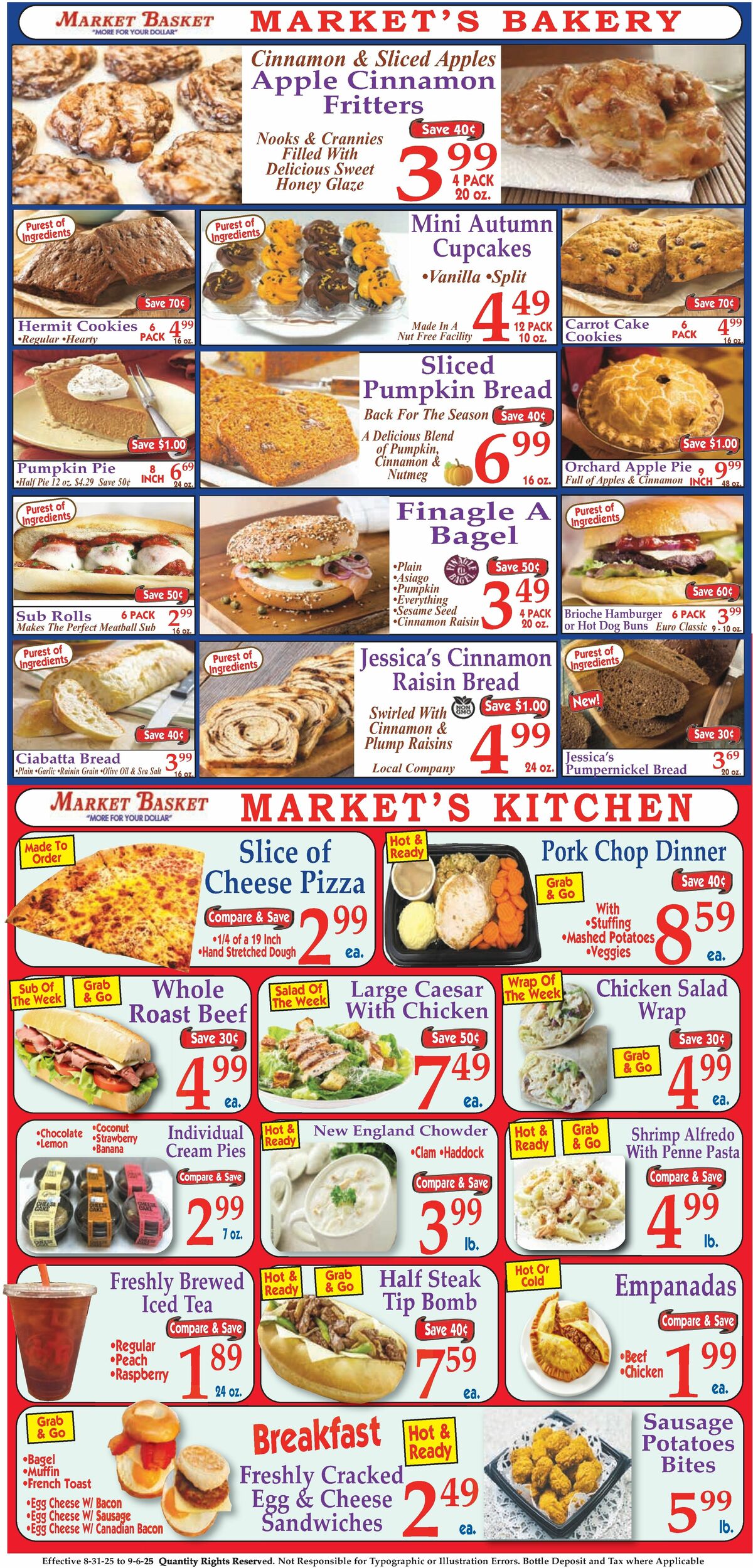 Market Basket Weekly Ad from August 31