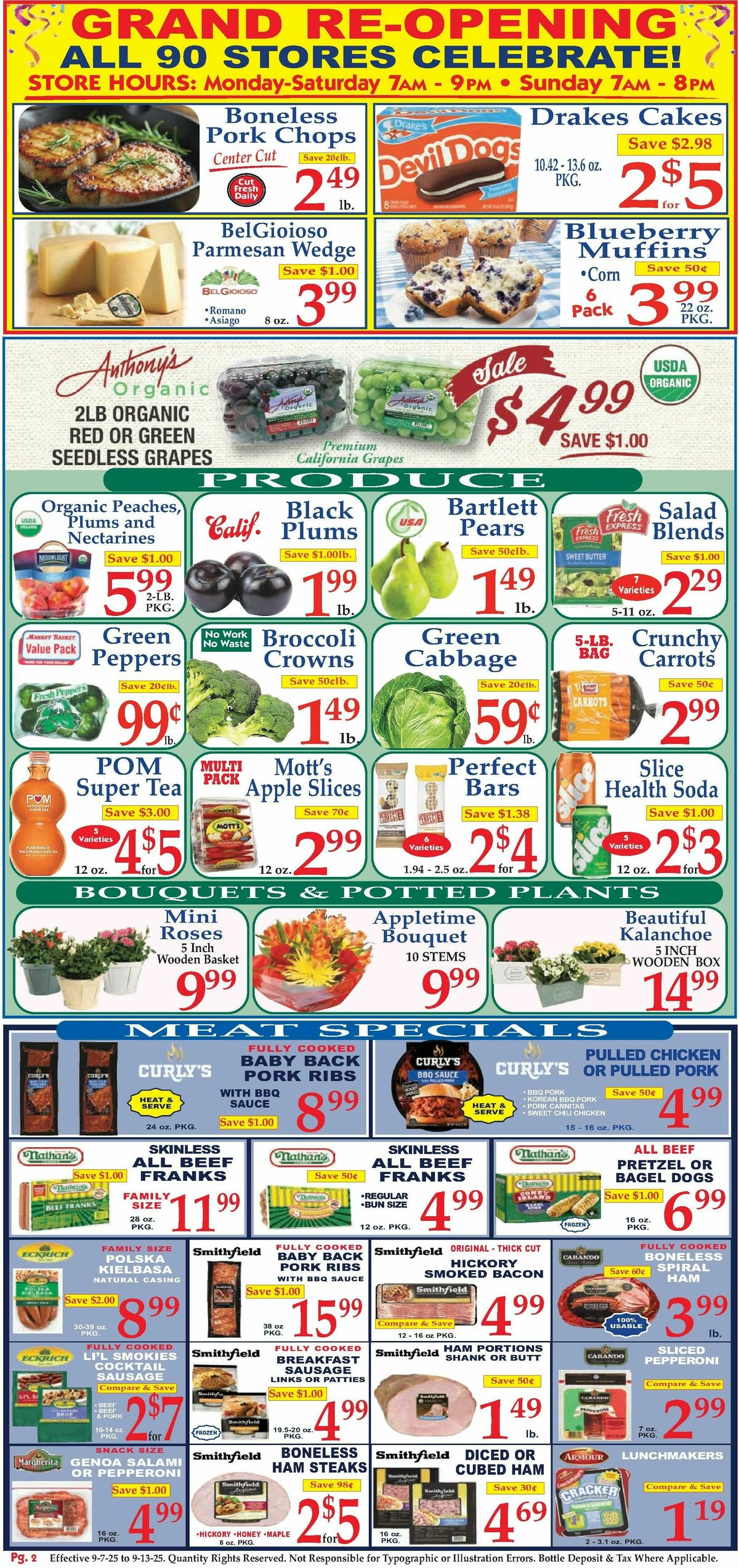 Market Basket Weekly Ad from September 7